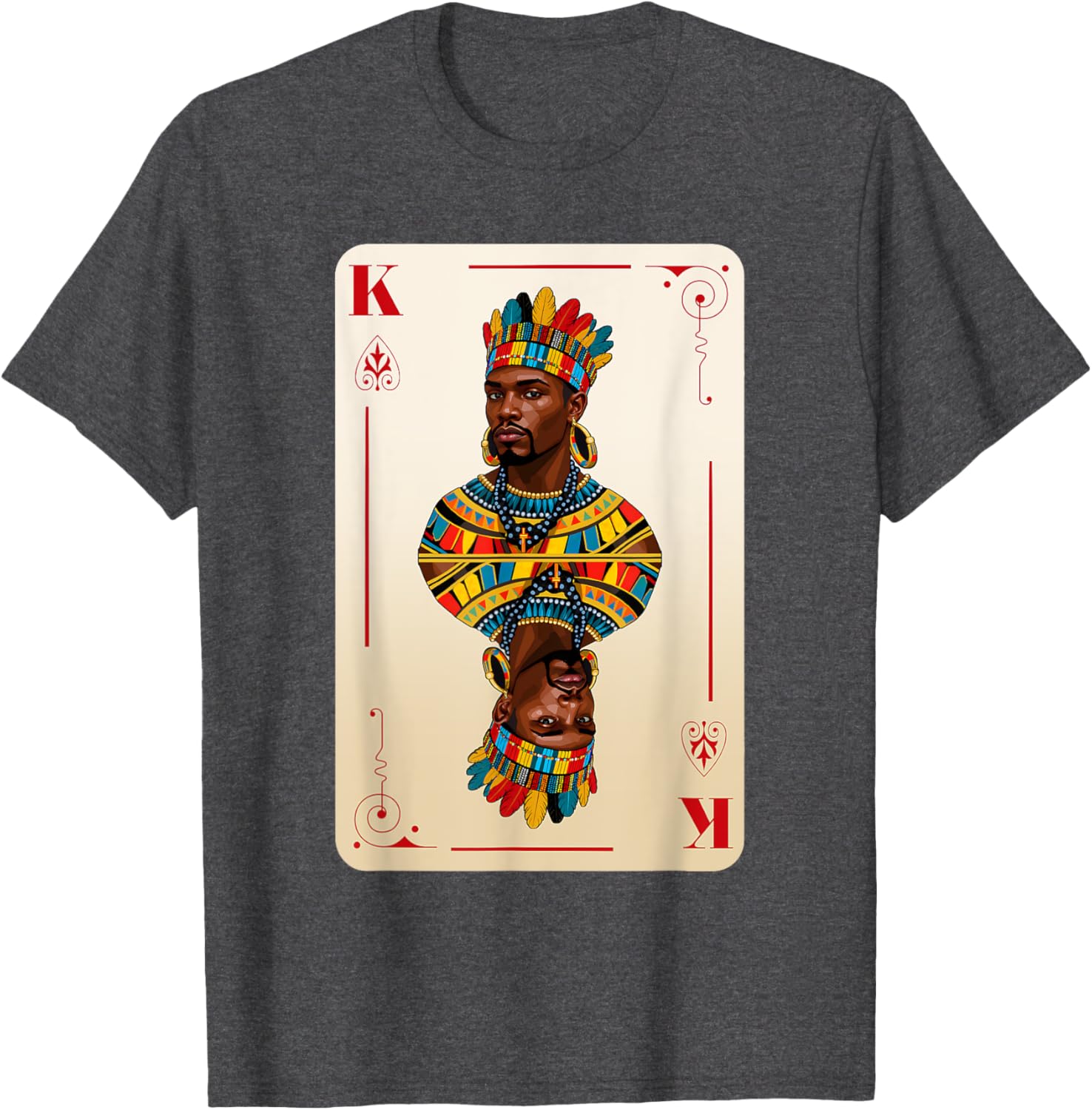 African King Black Pride BHM Couples T-Shirt for Men - Matching Style - 24