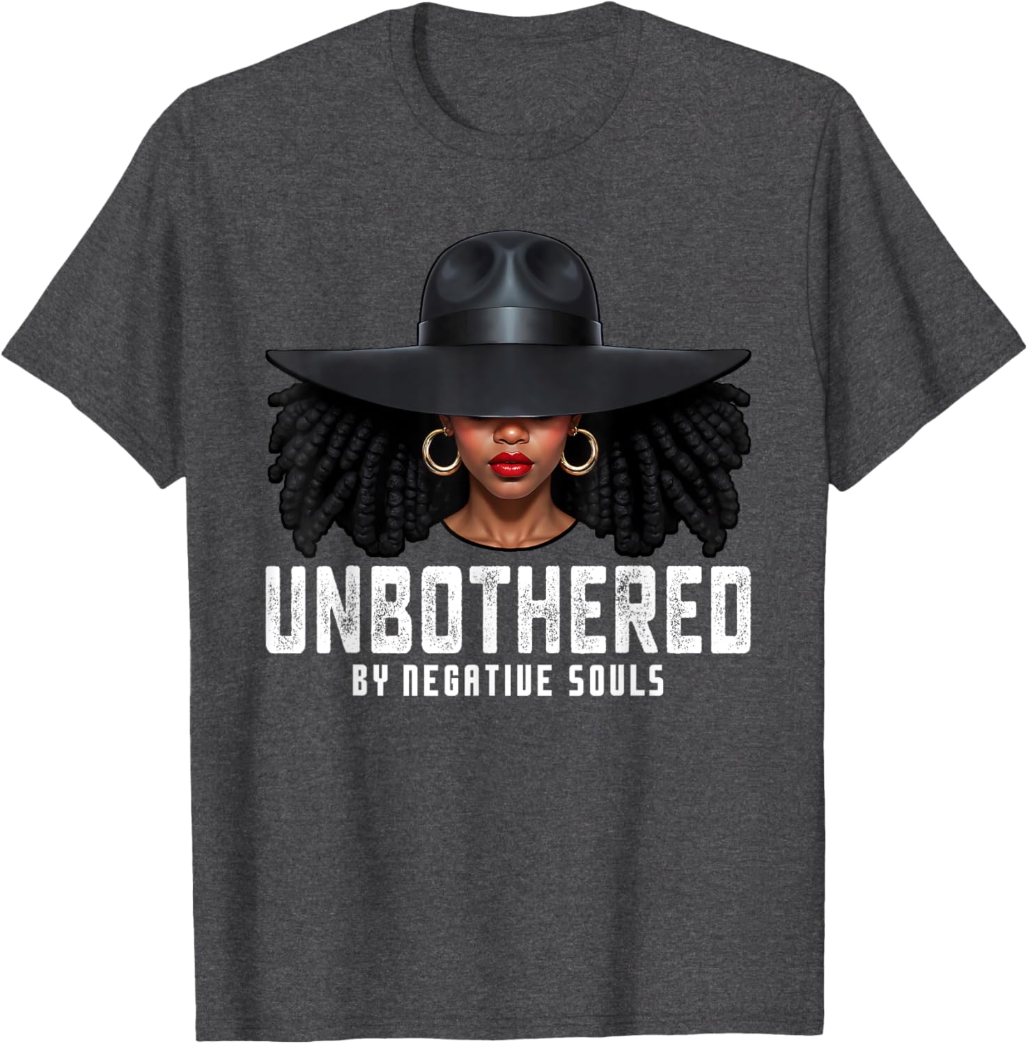 Unbothered Sassy Black Queen T-Shirt for African American Women and Girls - 12
