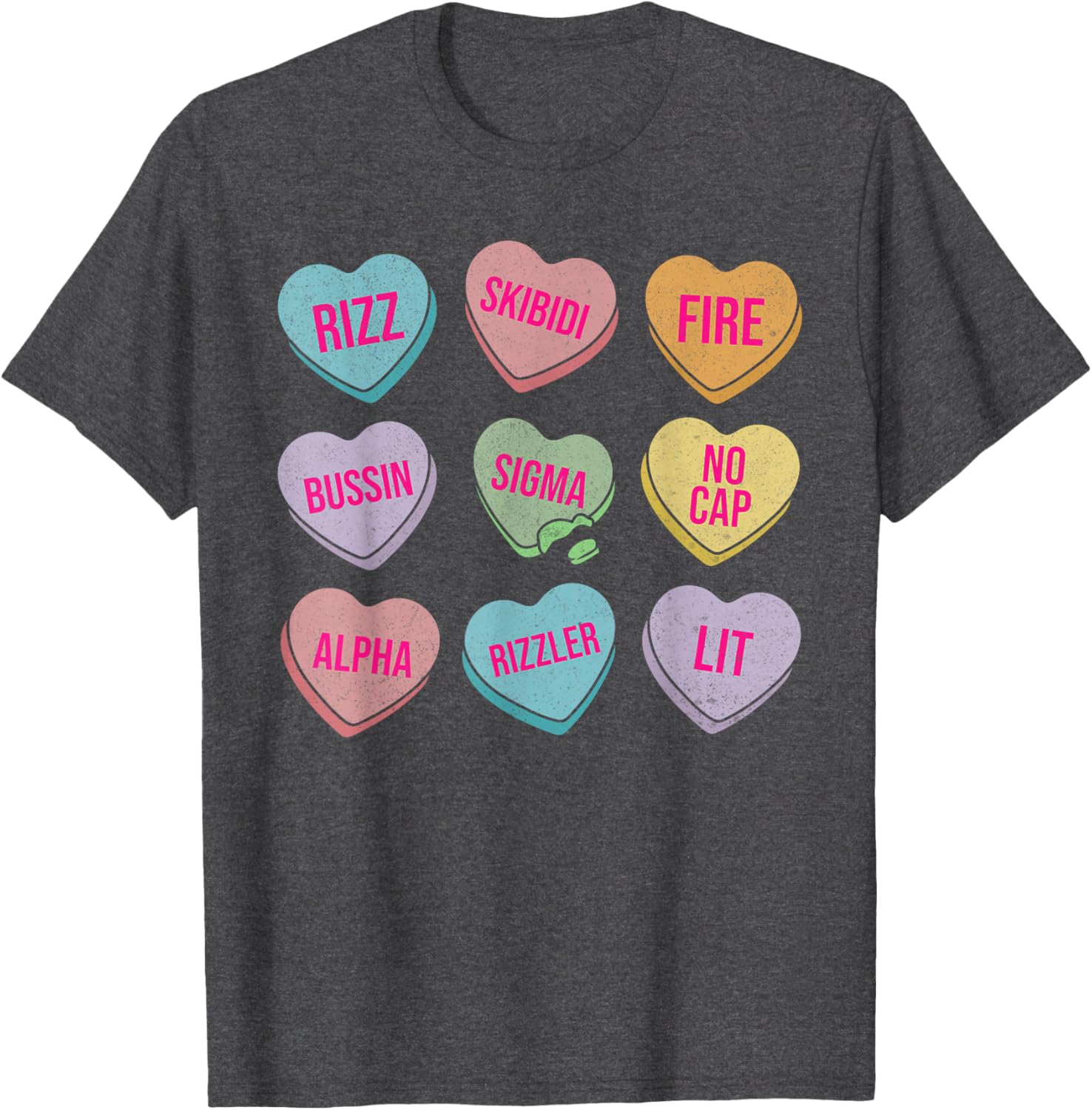 Skibidi Funny Valentine's Day Rizz Toddler T-Shirt for Boys - 9