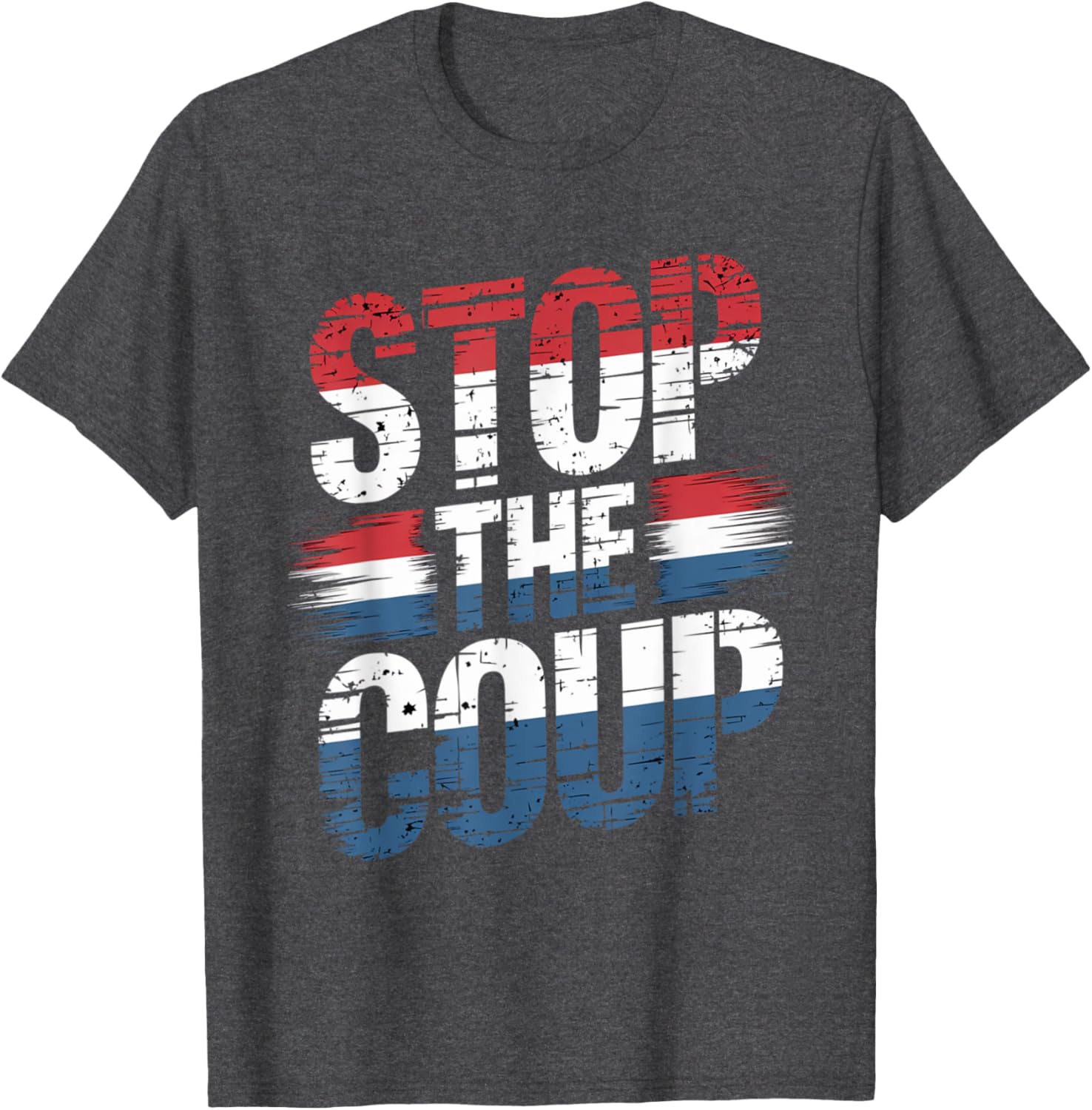 Stop The Coup Protest T-Shirt for Activists and Supporters of Change - 1