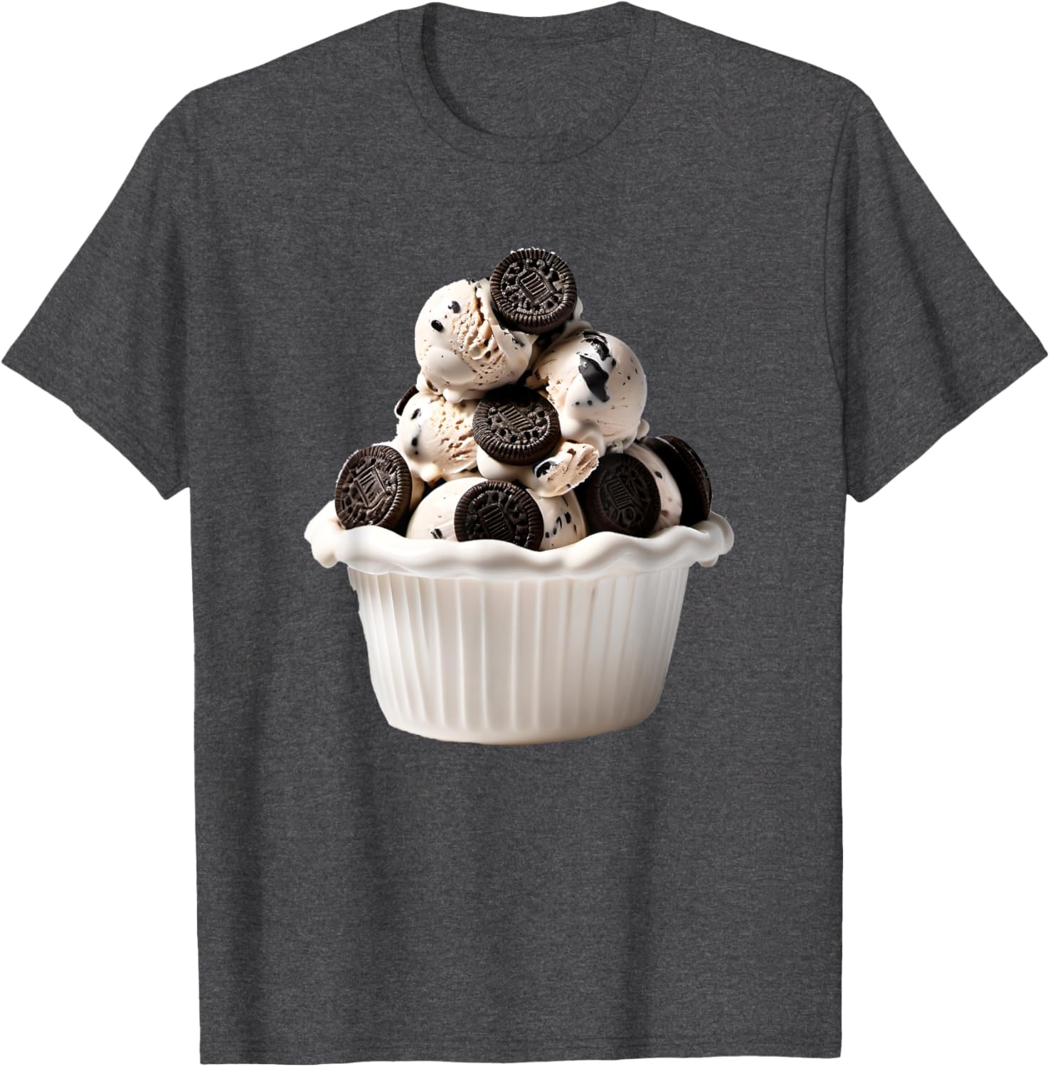 Cookies and Cream Ice Cream T-Shirt for Ice Cream Lovers and Fun Gifts - 4
