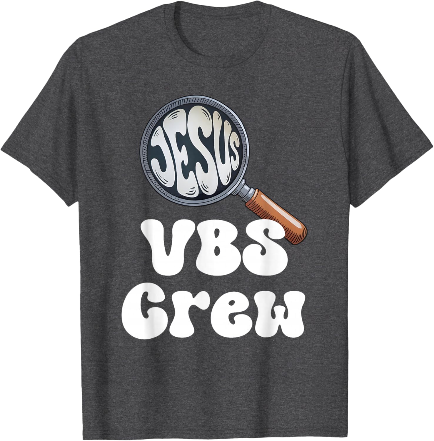 VBS Crew 2026 Hand Lens Matching Group T-Shirt for Vacation Bible School - 3