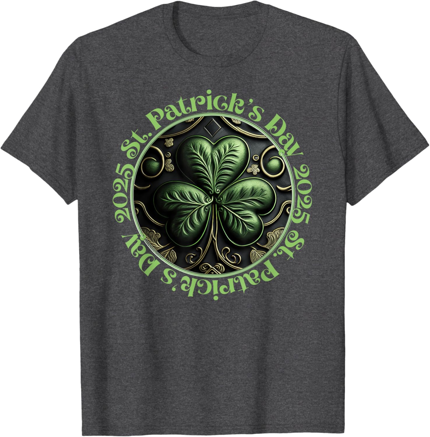 Cool Irish Shamrock St. Patrick's Day 2025 T-Shirt for Festive Fun - 5