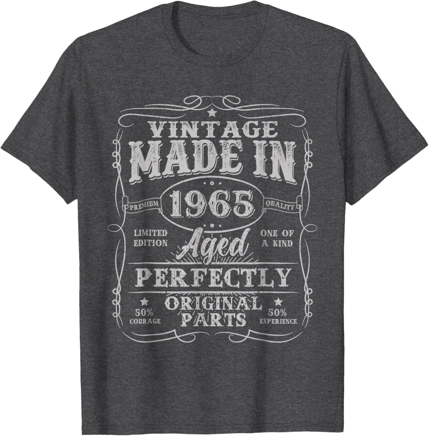 60 Years Old Vintage 1965 Birthday T-Shirt for Men Classic Style - 12