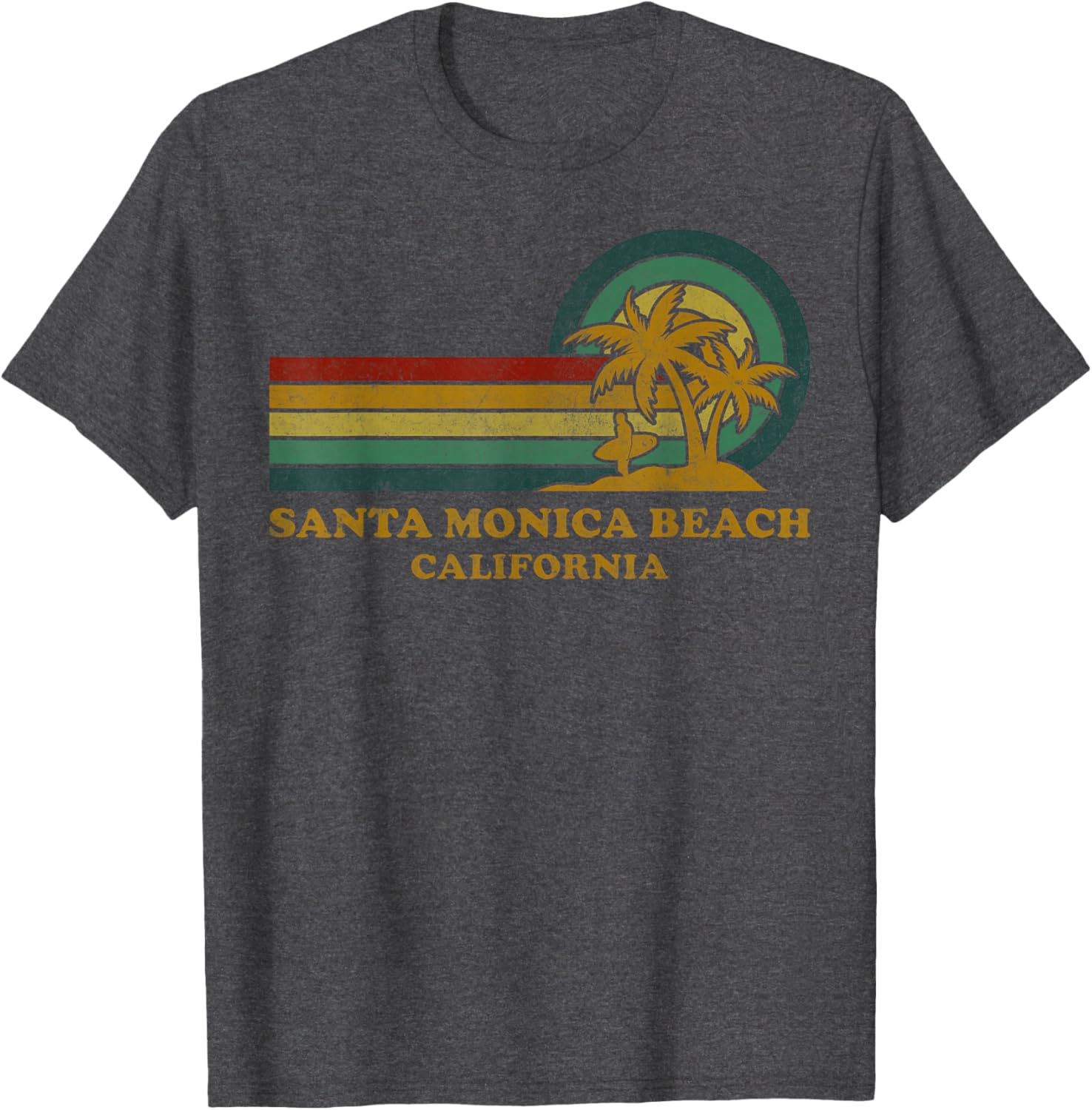 Santa Monica Beach Family Summer Vacation T-Shirt for Fun Days Out - 3