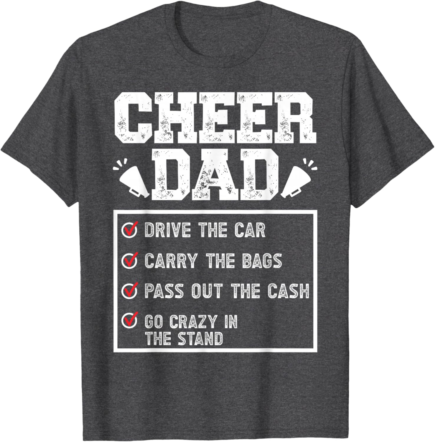 Cheer Dad T-Shirt Perfect Gift for Supportive Fathers in Style - 10