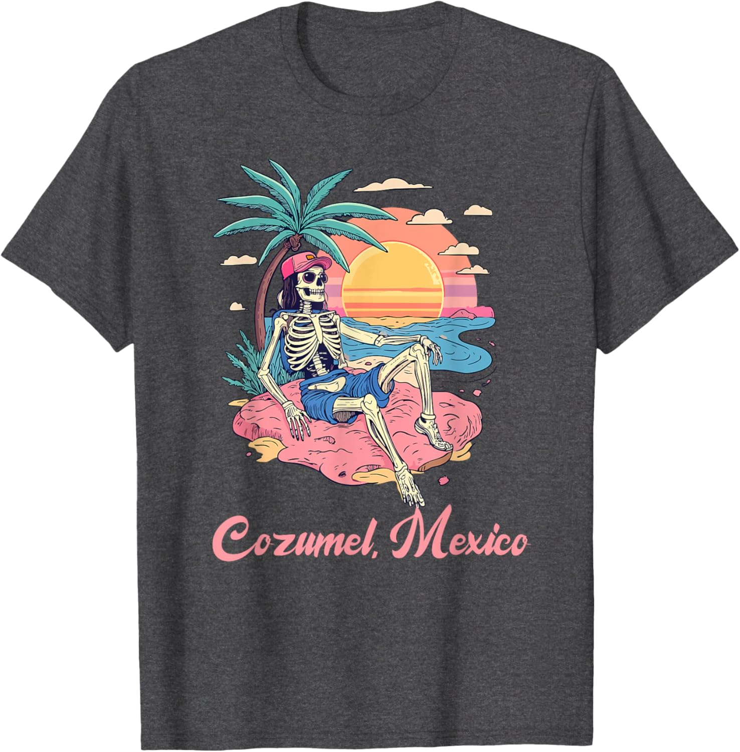 Cozumel Mexico Vacation T-Shirt for Men and Women Souvenir Apparel - 1