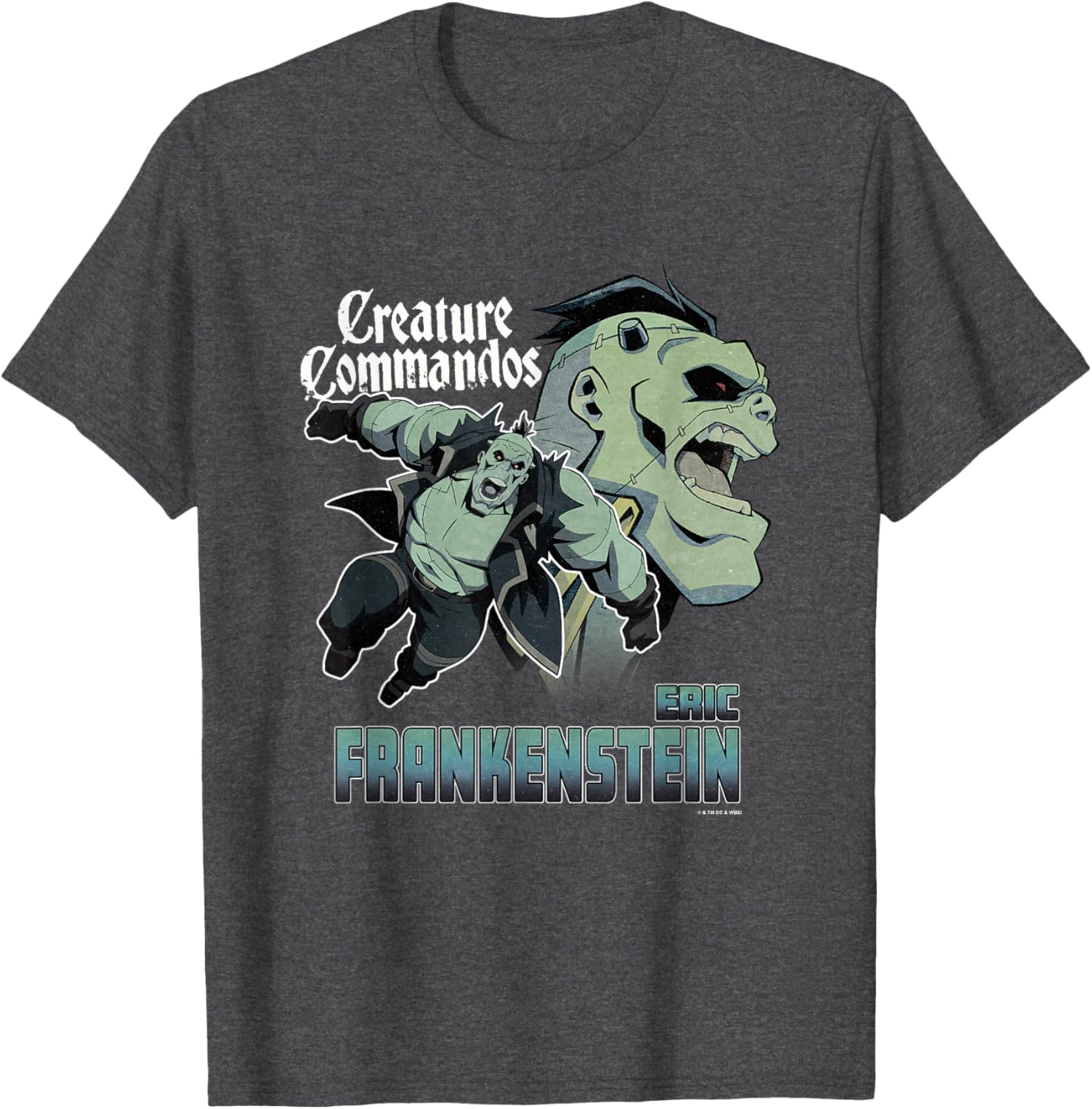 Creature Commandos Eric Frankenstein Showcase T-Shirt for Fans and Collectors - 2