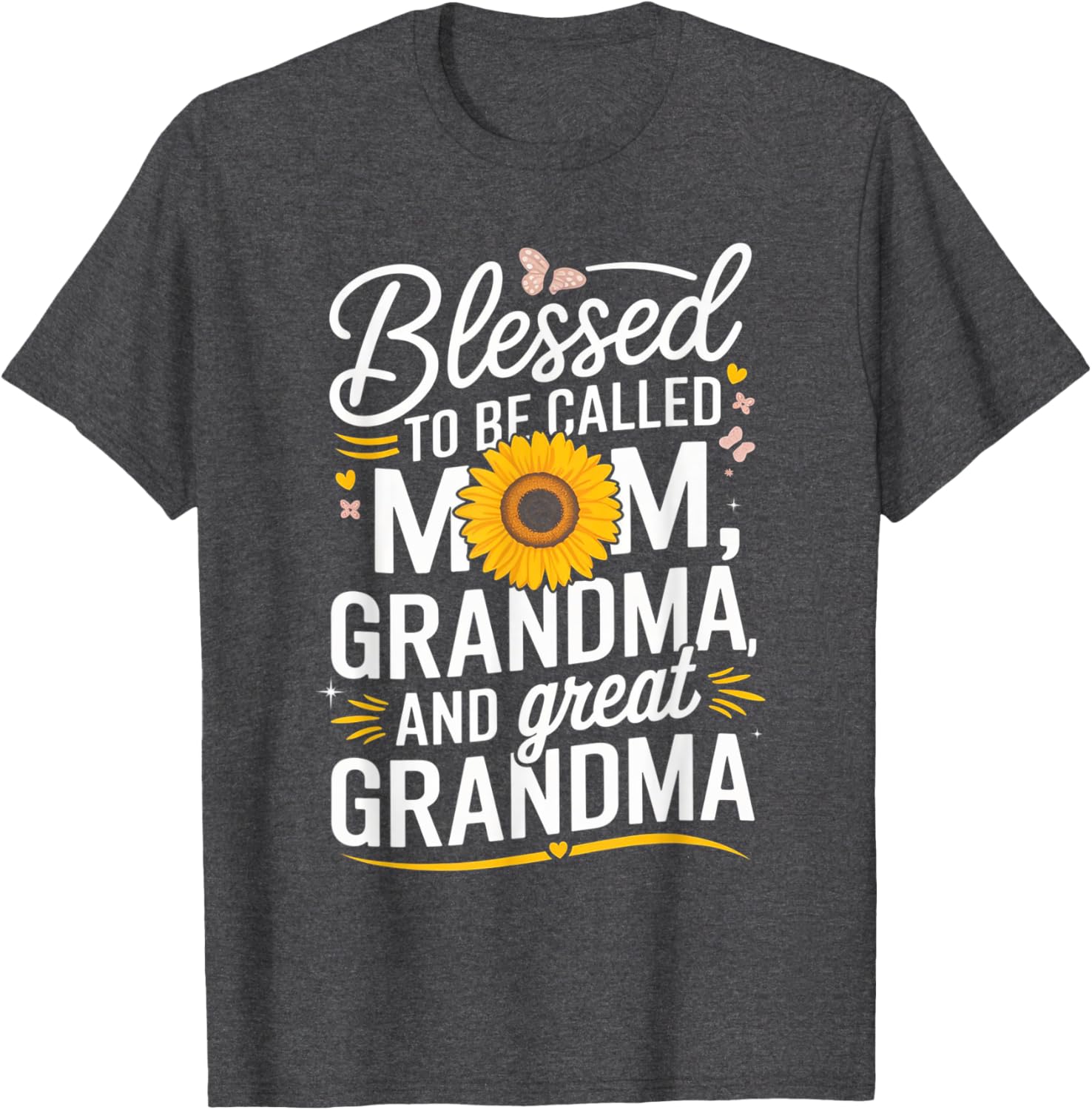 Blessed To Be Called Mom Grandma Great Grandma Mother's Day T-Shirt - 2