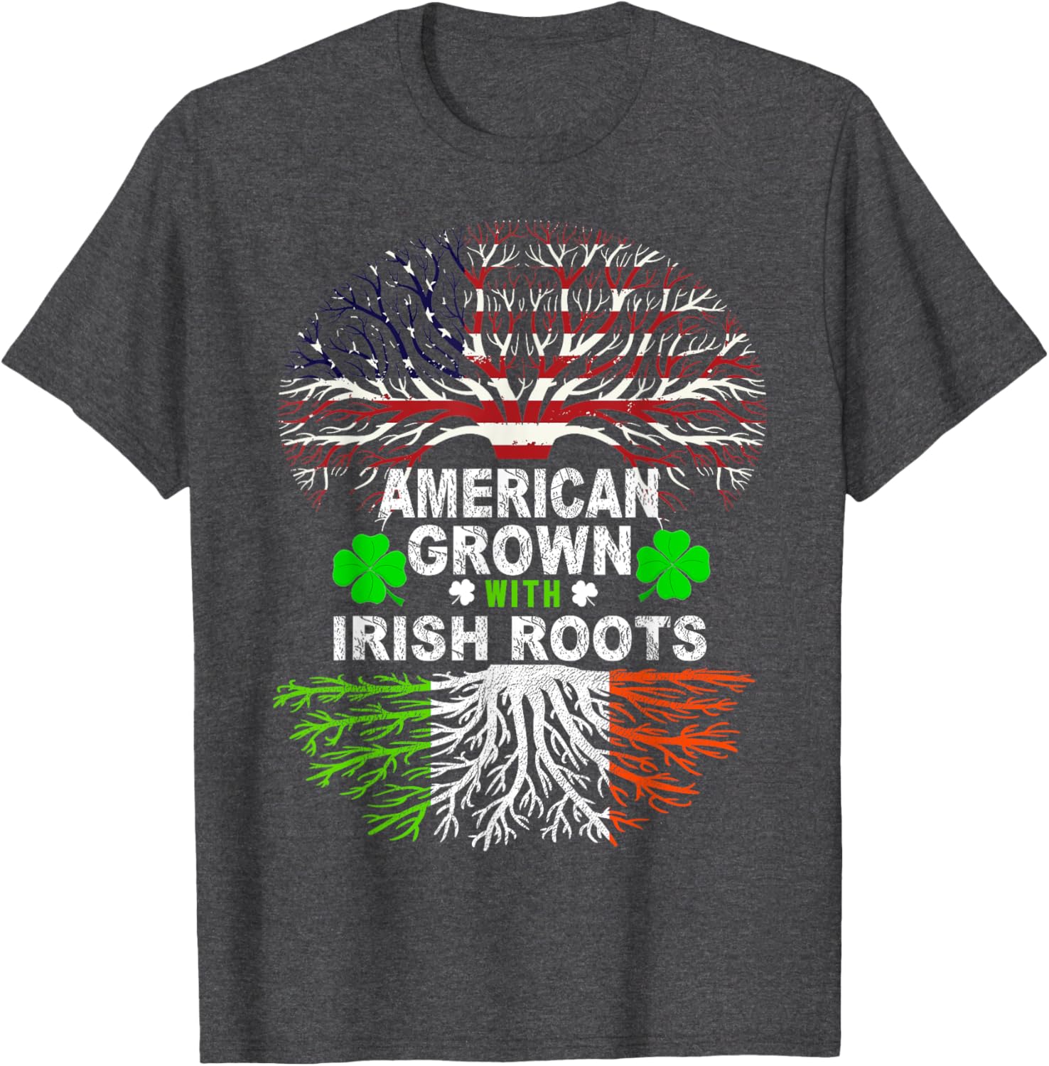 American Grown Irish Roots St. Patrick's Day T-Shirt for Festive Fun - 12