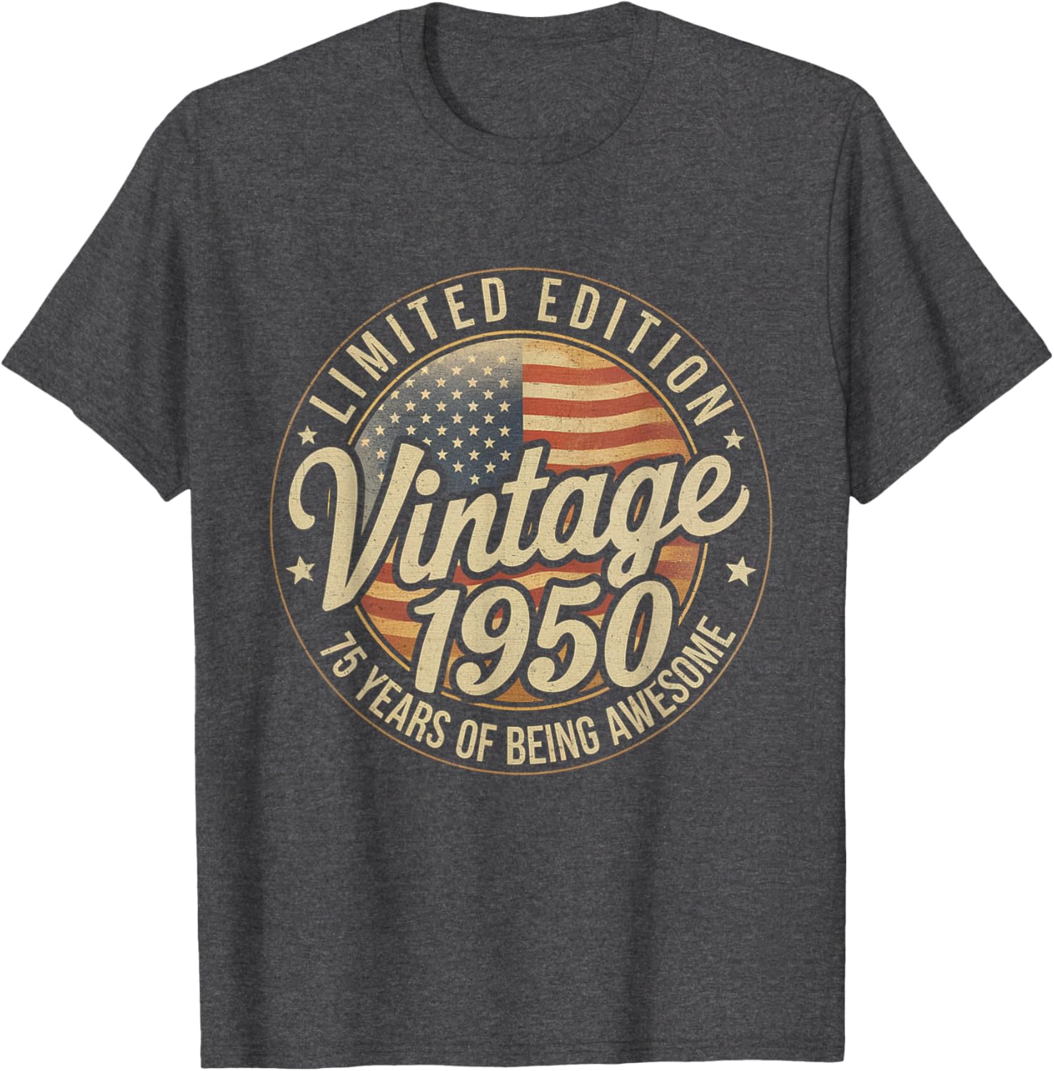 Vintage 1950 75th Birthday T-Shirt for Men and Women Stylish Gift - 6