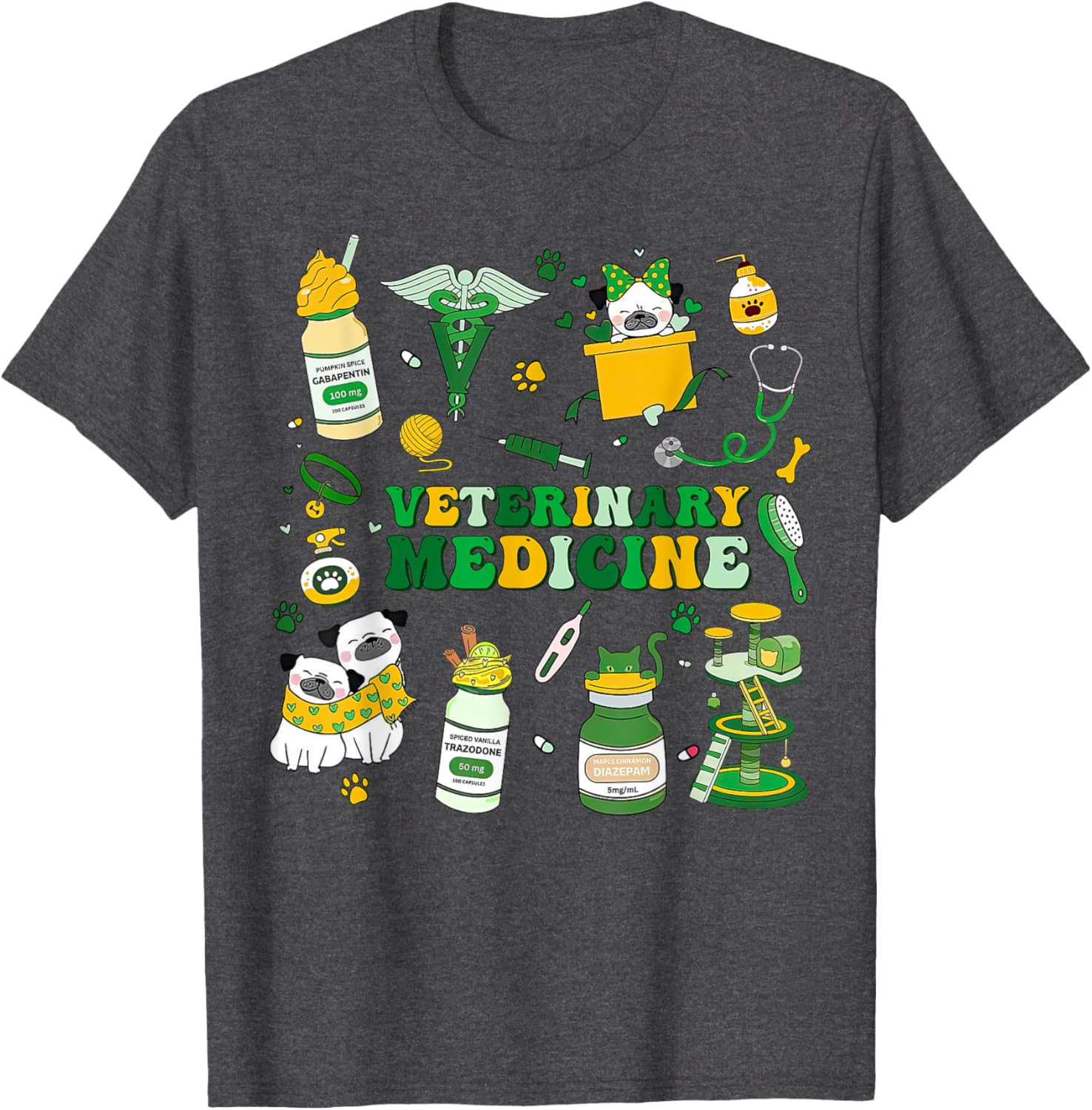 St Patrick's Day Vet Tech T-Shirt for Dog and Cat Lovers - 8