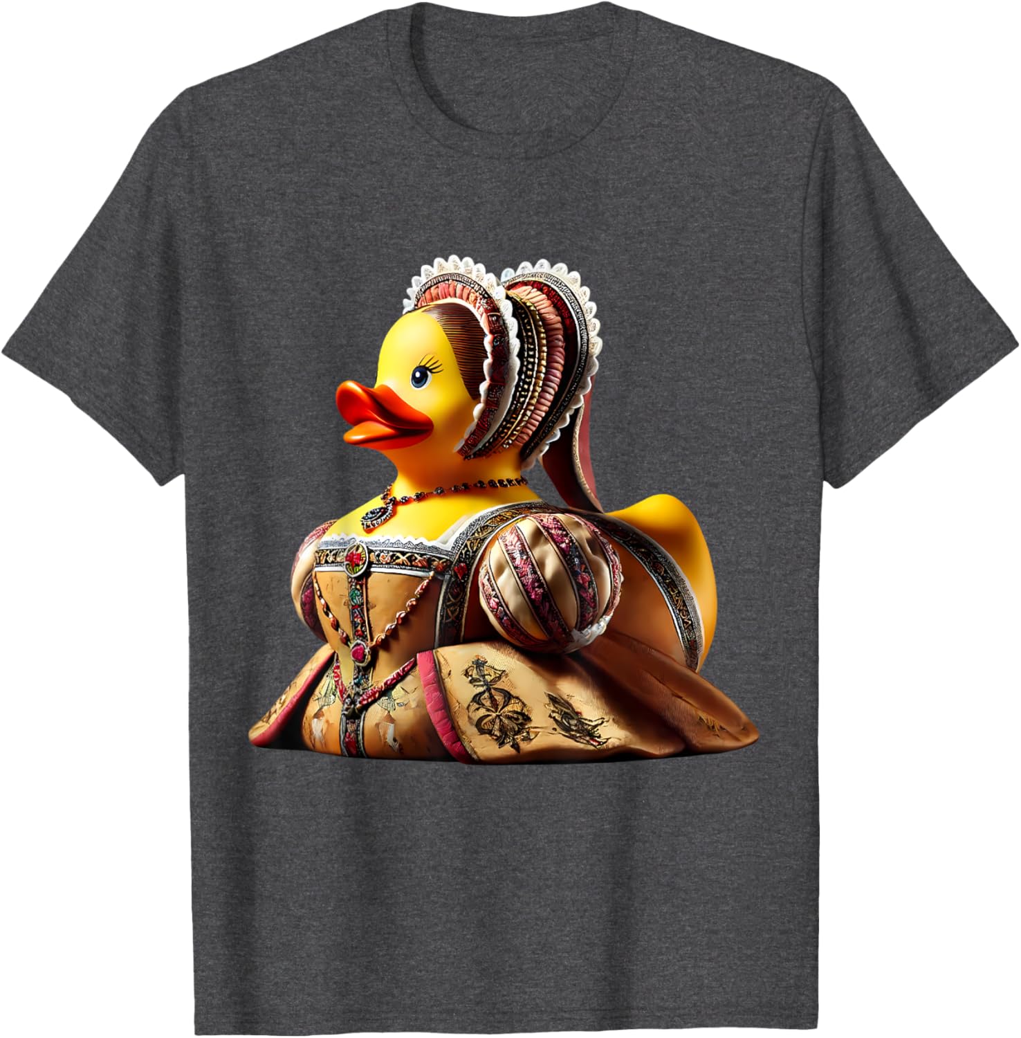 Rubber Duck Anne Boleyn T-Shirt Fun Historical Figure Apparel - 19