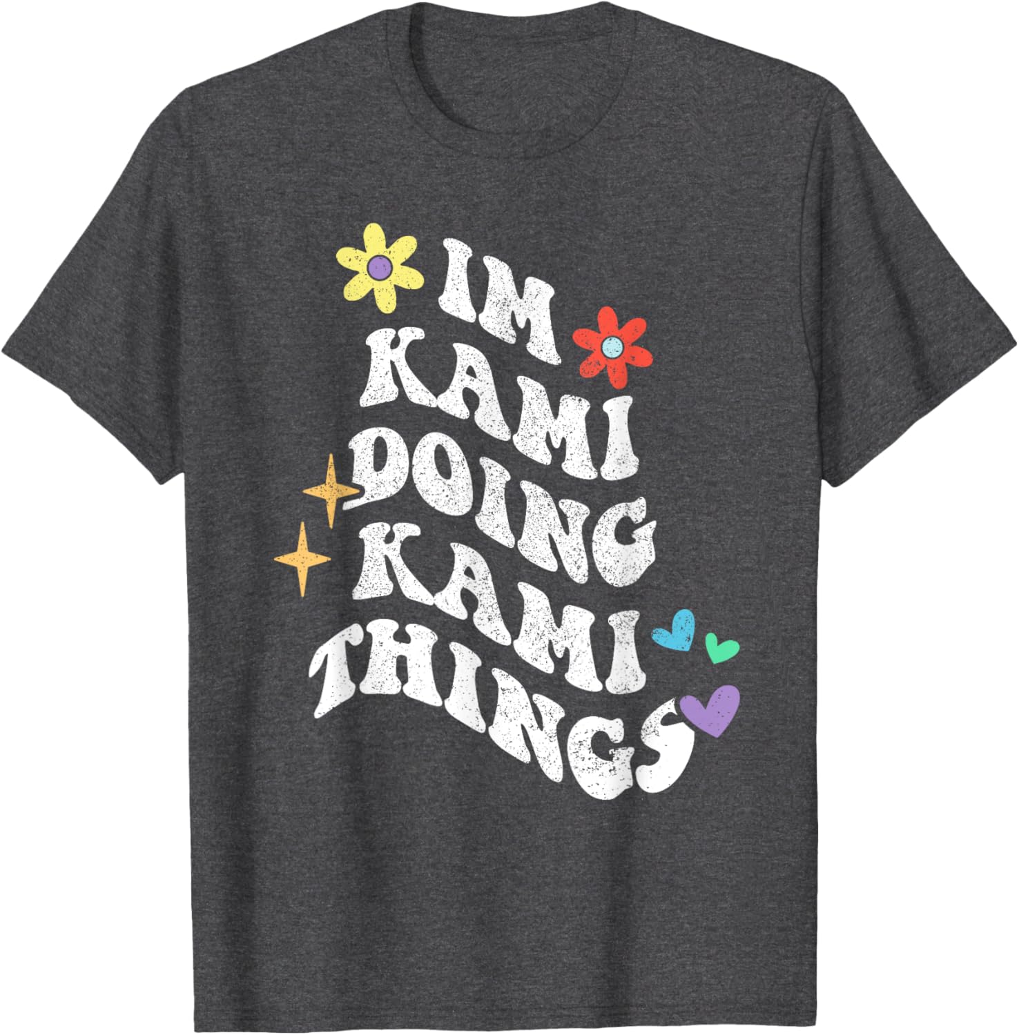 Retro Groovy Kami Doing Funny Things Mother's Day T-Shirt for Moms - 10