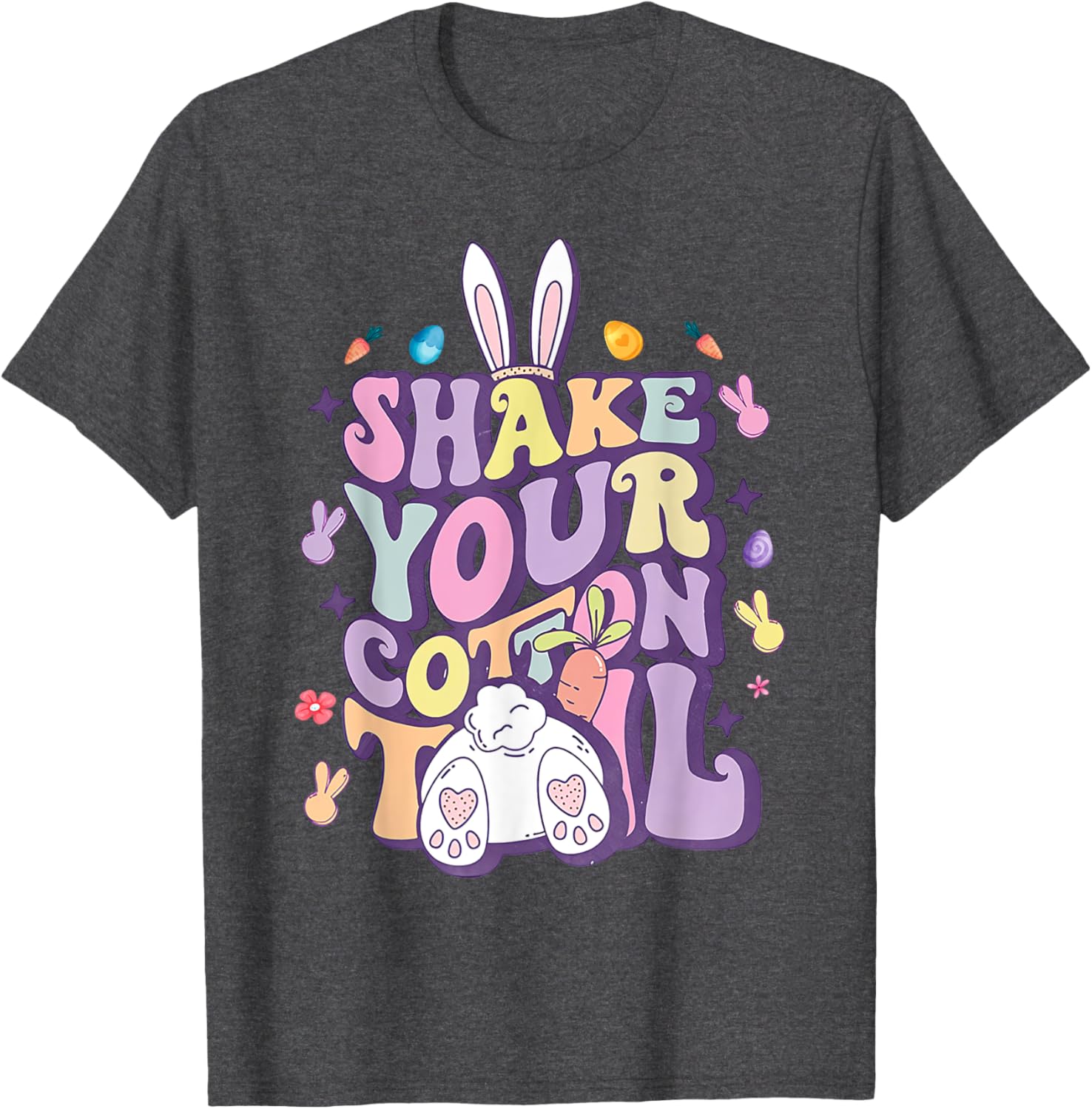 Shake Your Cotton Tail Funny Easter Bunny T-Shirt for Girls and Women - 25