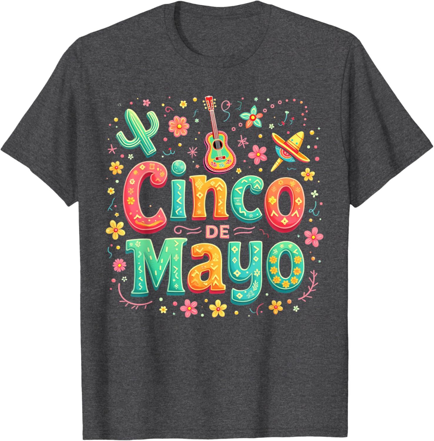 Cinco De Mayo Family Matching Let's Fiesta T-Shirt for Celebration Fun - 8