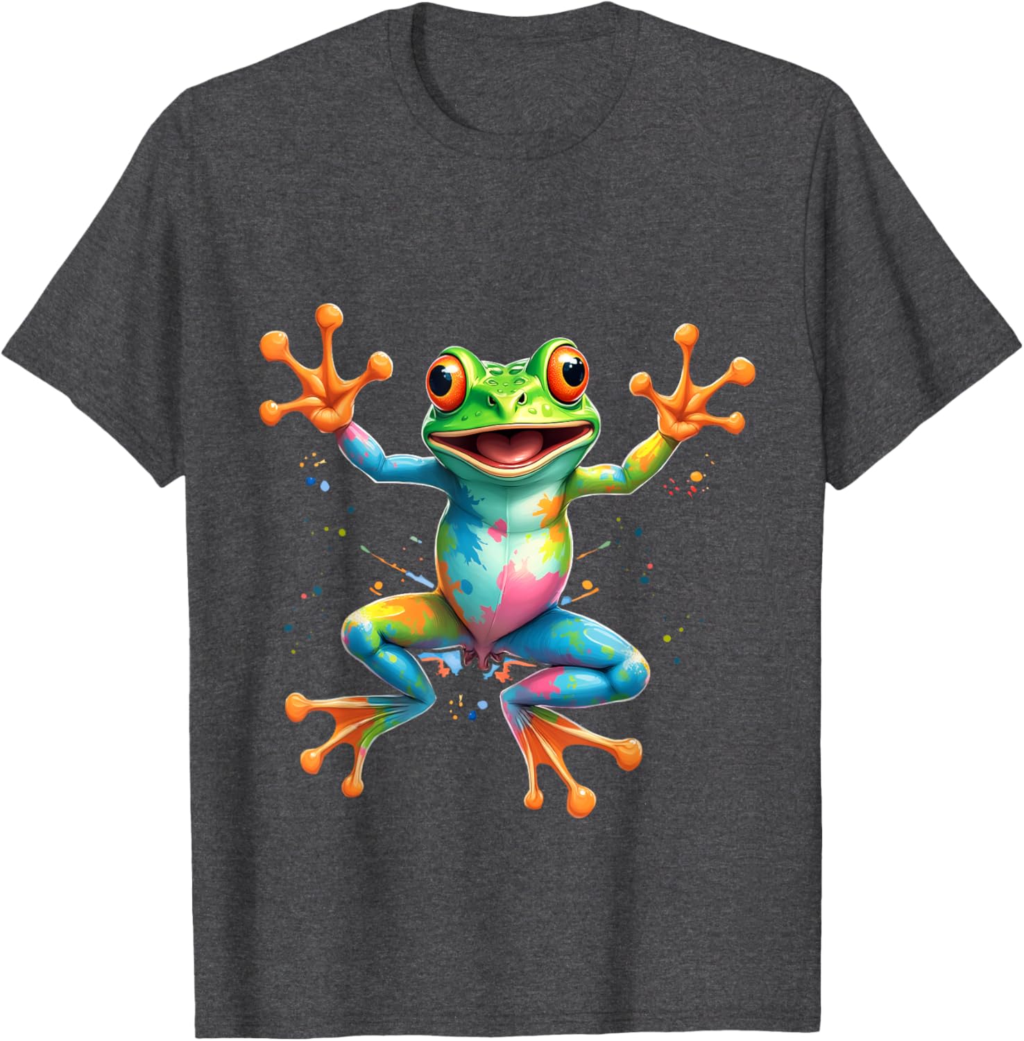 Cool Tie Dye Frog Peace Sign T-Shirt for Men, Women, and Kids - 21