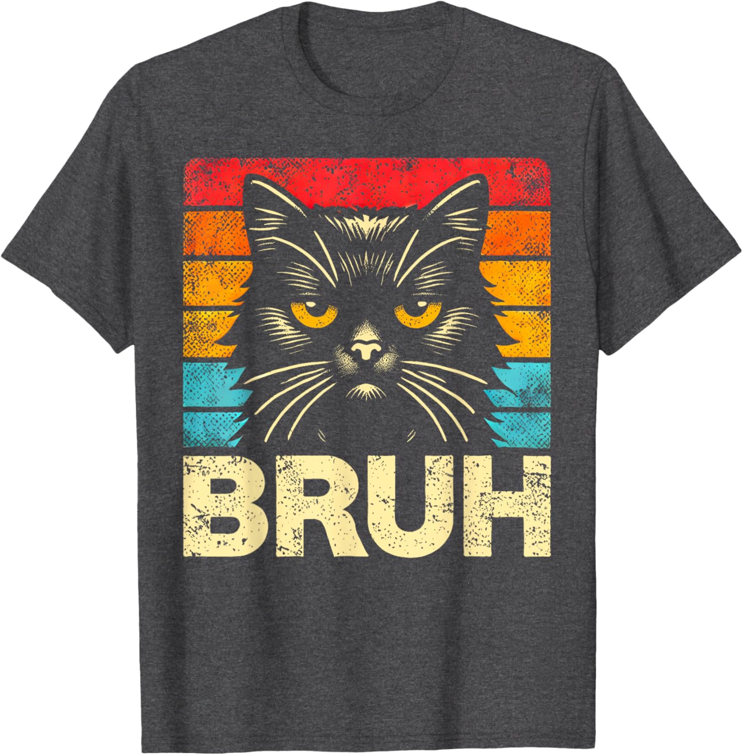 Funny Cat Bruh Meme T-Shirt for Boys, Girls, Kids, and Adults - 8