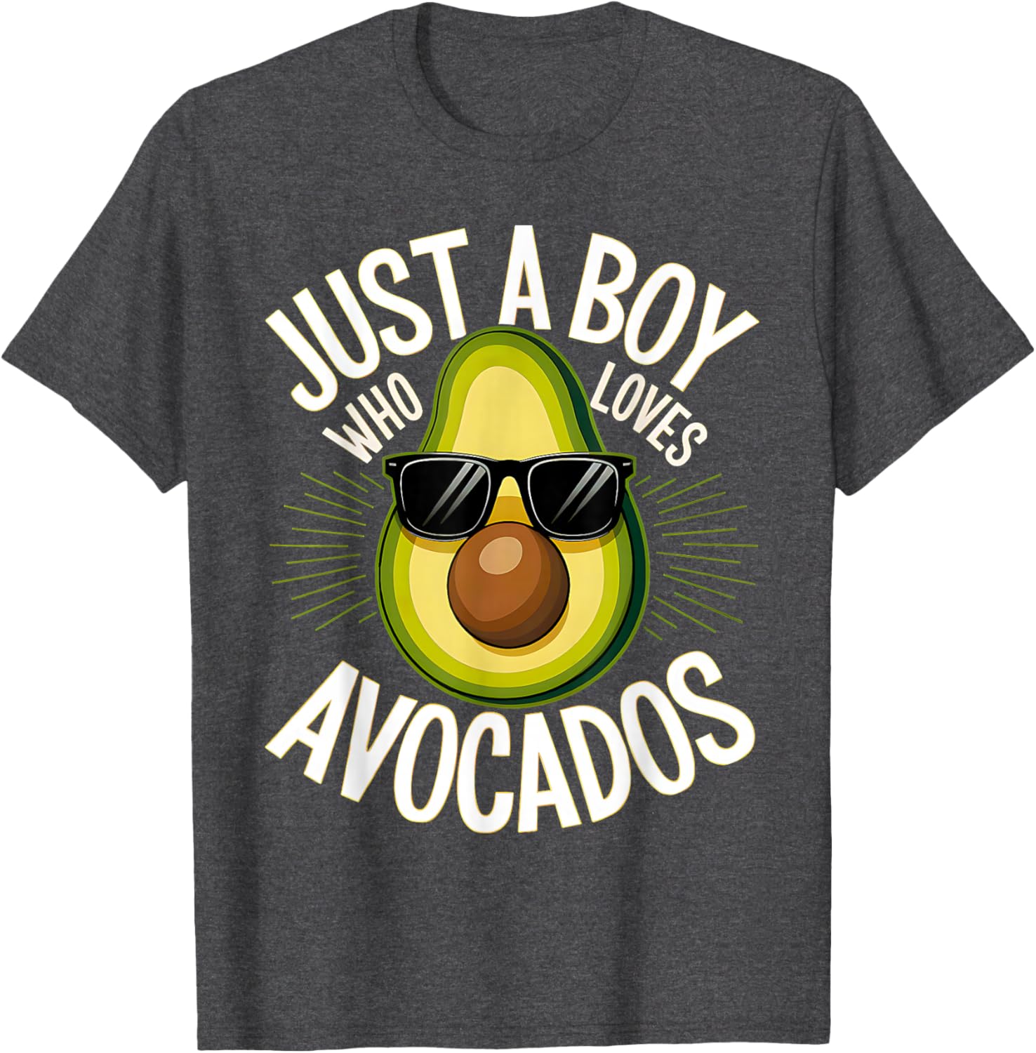 Cute Avocado Love T-Shirt for Boys and Toddlers - Fun Fruit Apparel - 1