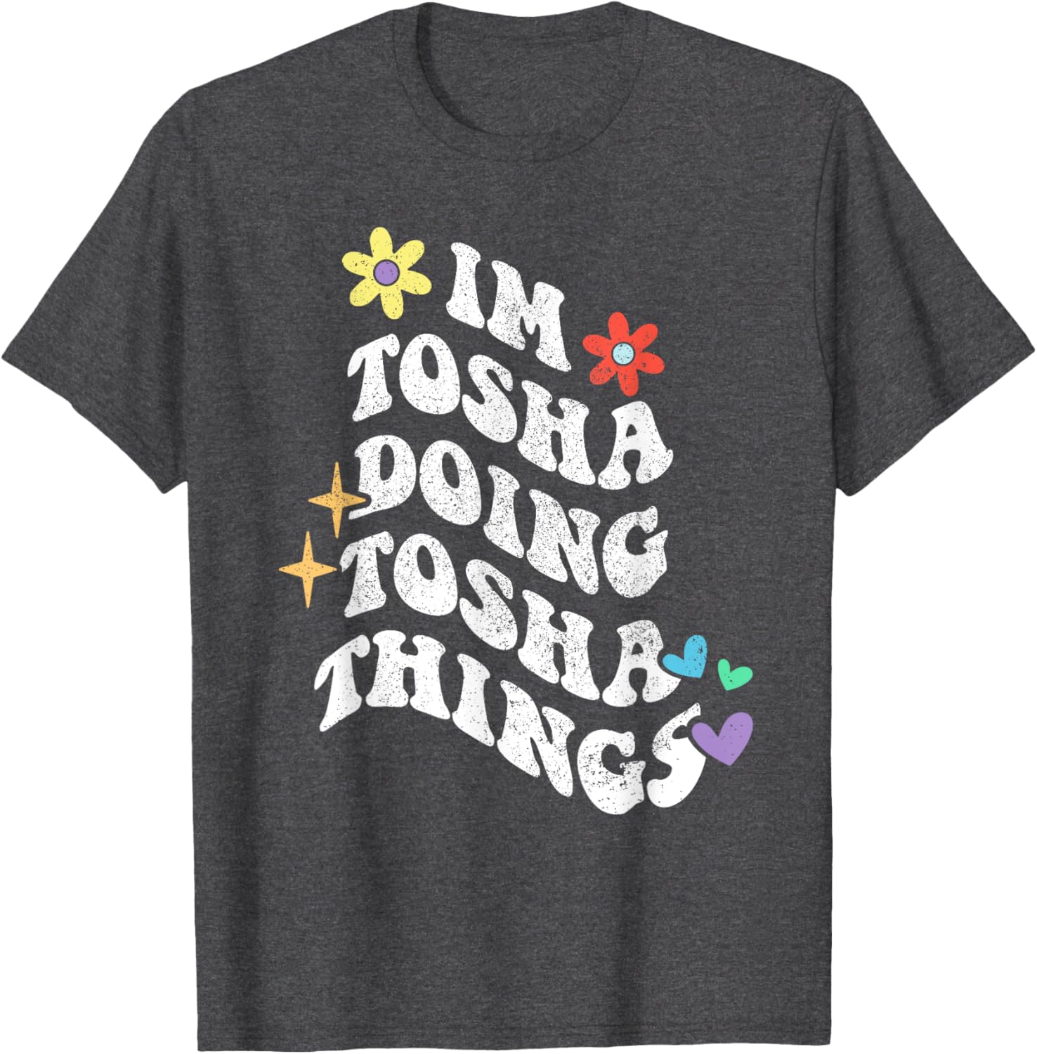 Retro Groovy T-Shirt for Moms Doing Tosha Things - Fun Mothers Day Gift - 16