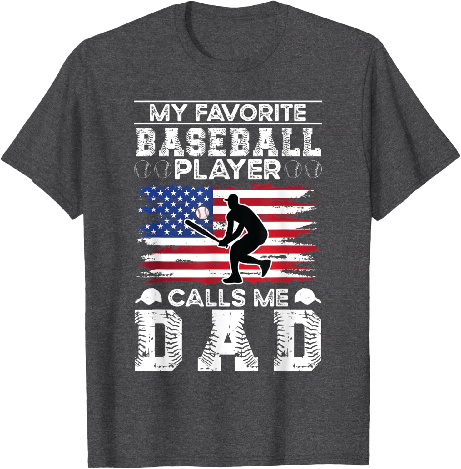 Cool Baseball Dad T-Shirt for Sports Lovers - Comfortable & Stylish Gear - 4