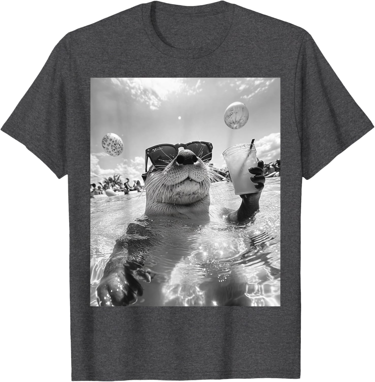 Cool Otter Selfie T-Shirt for Fun and Stylish Casual Wear - 5