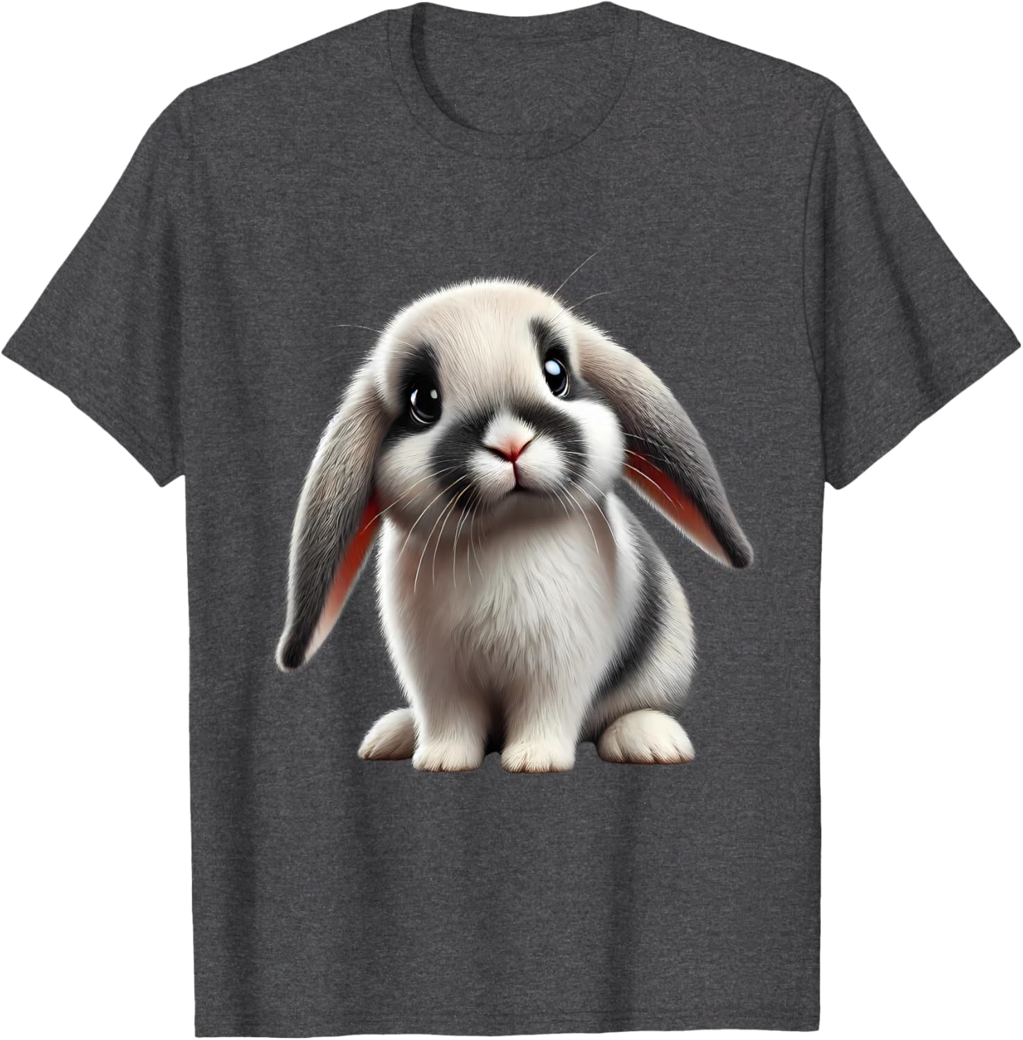 Cute Bunny T-Shirt for Kids and Women - Fun Rabbit Graphic Tee - 6