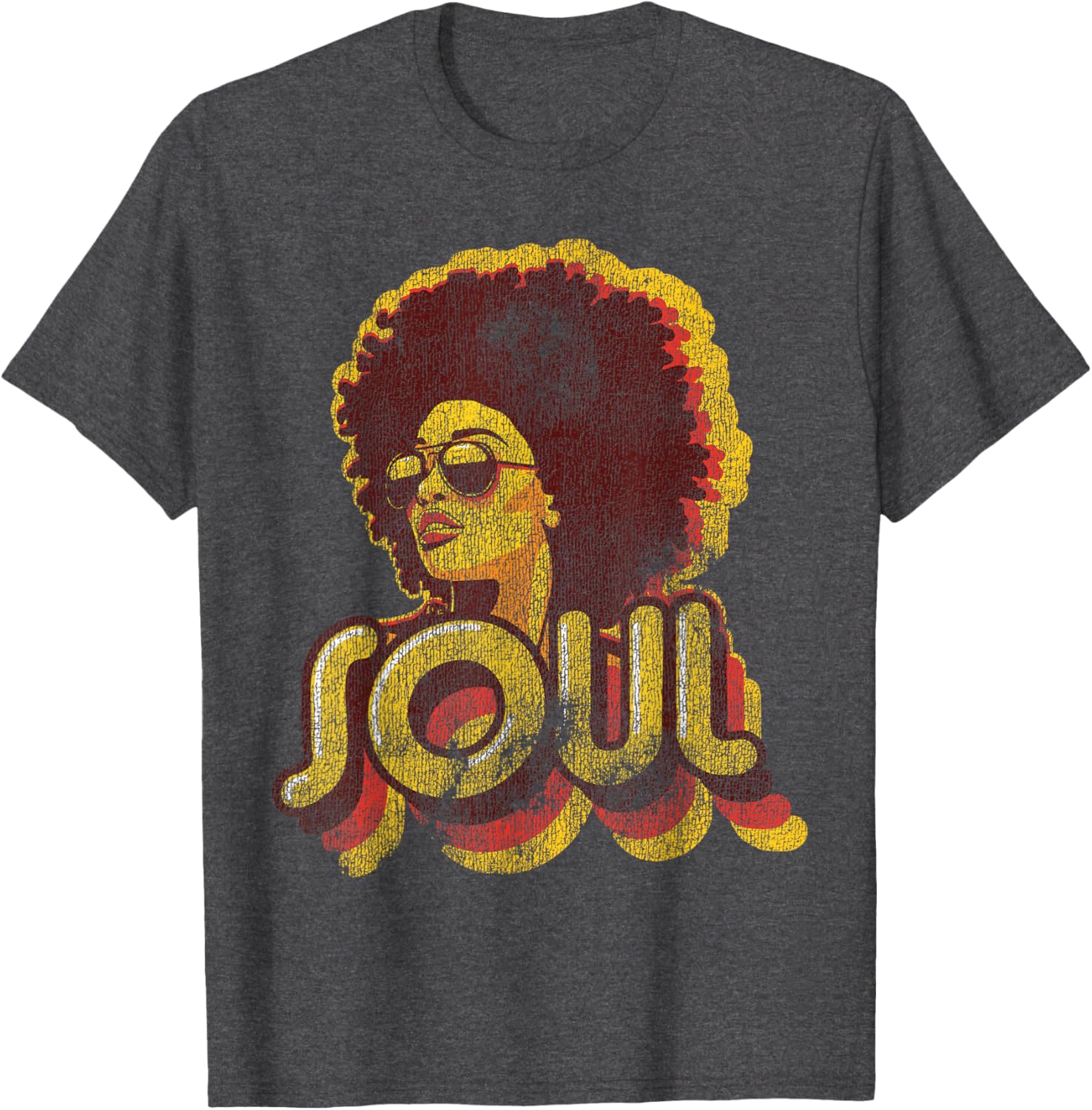 Retro 70s Funk Afro Soul T-Shirt for Vintage Style Lovers - 20