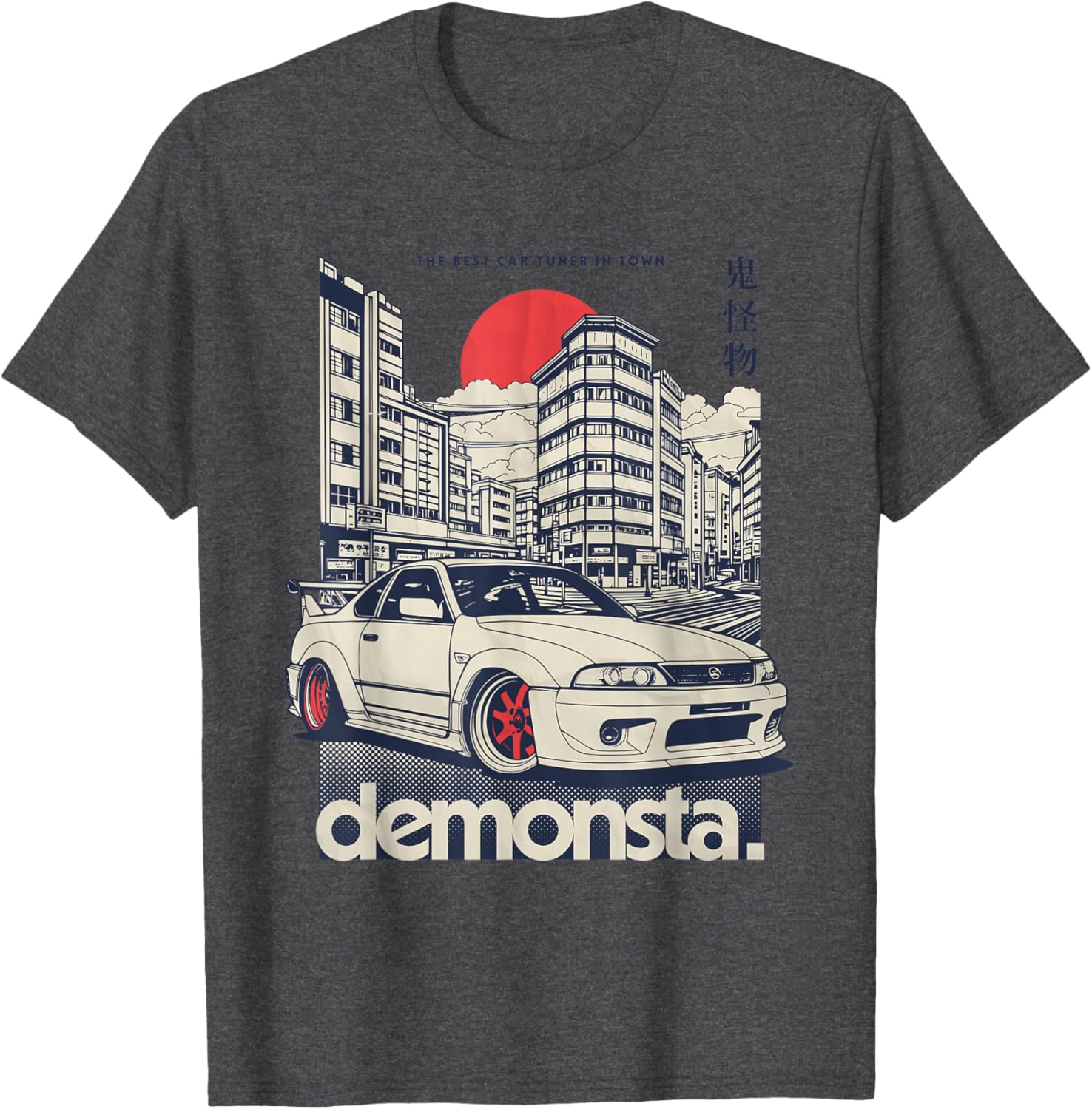 JDM Tokyo Japan Drift Race Car Tuning Retro Vintage T-Shirt for Gearheads - 9