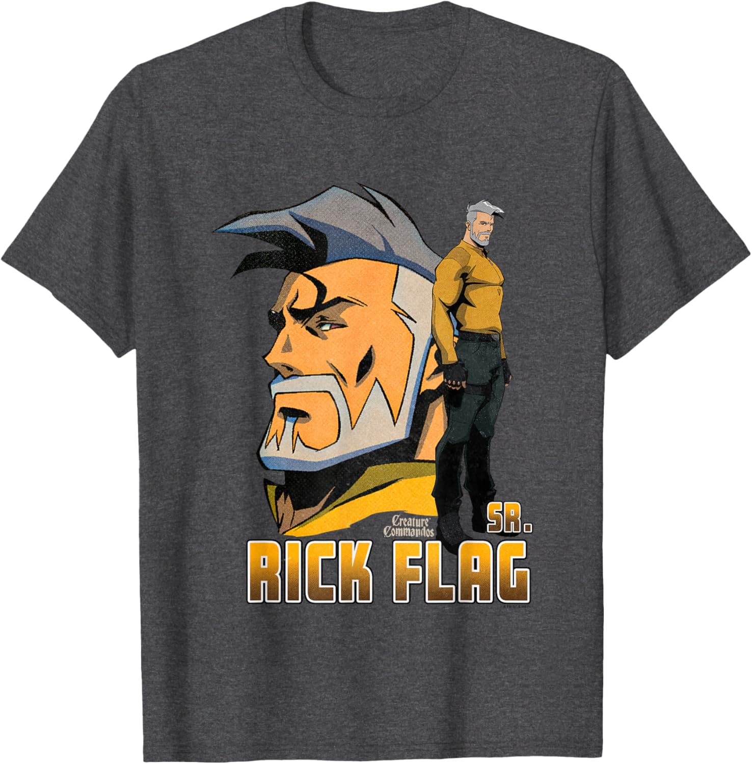 Creature Commandos Rick Flag Sr. T-Shirt for Fans of Action Heroes - 3