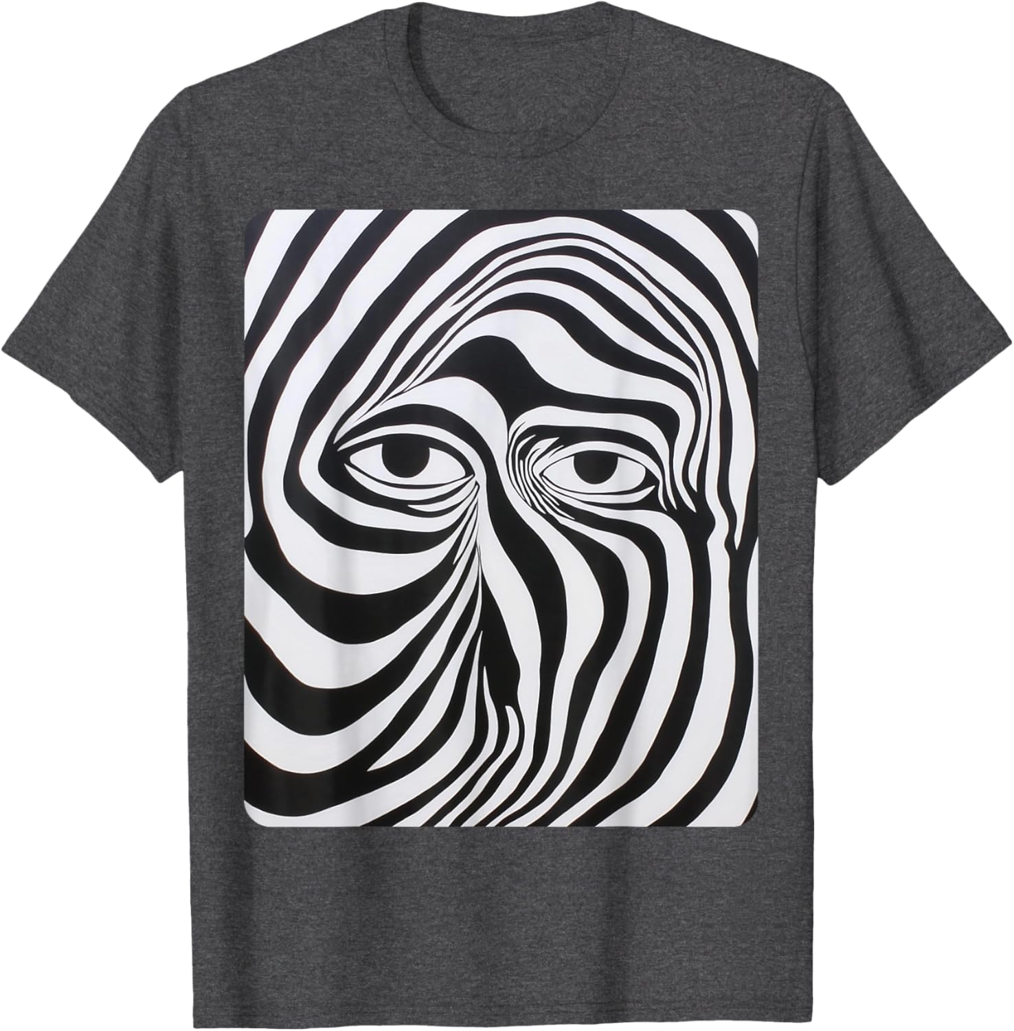 Stylish Eyes White and Black Designer T-Shirt for Trendy Fashion Lovers - 3