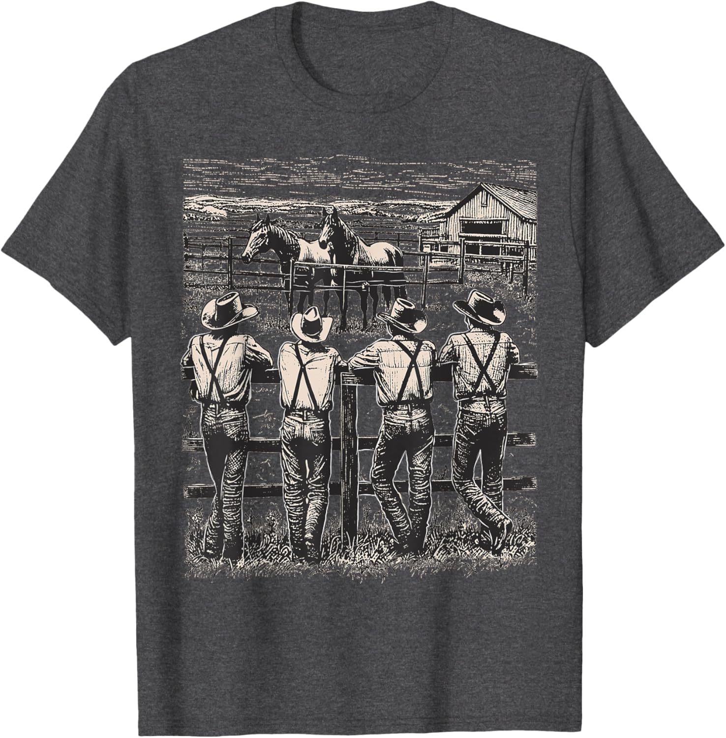 Vintage Western Cowboy Howdy Rodeo T-Shirt for Men and Women - 2
