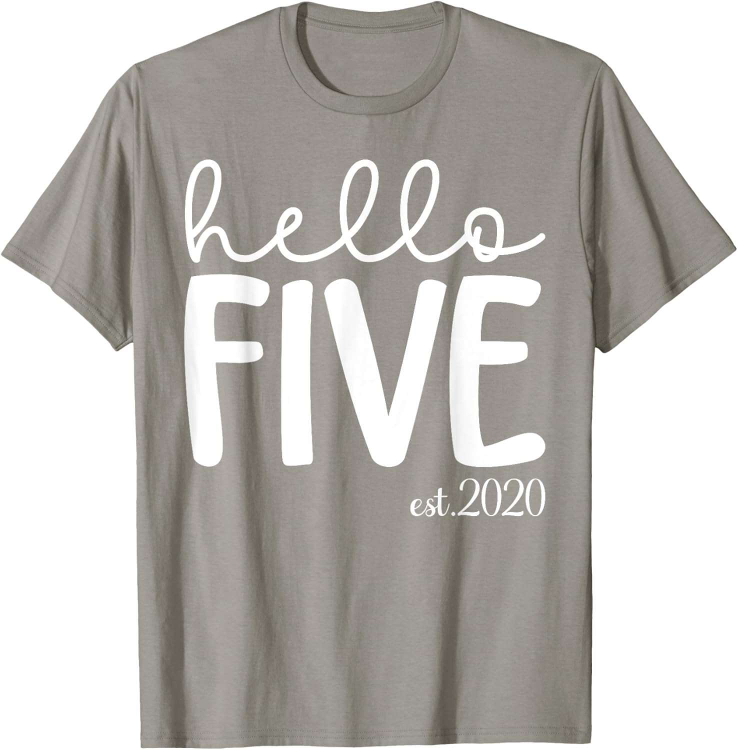 Hello Five 5th Birthday T-Shirt for Girls Age 5 Cute Gift Idea - 12
