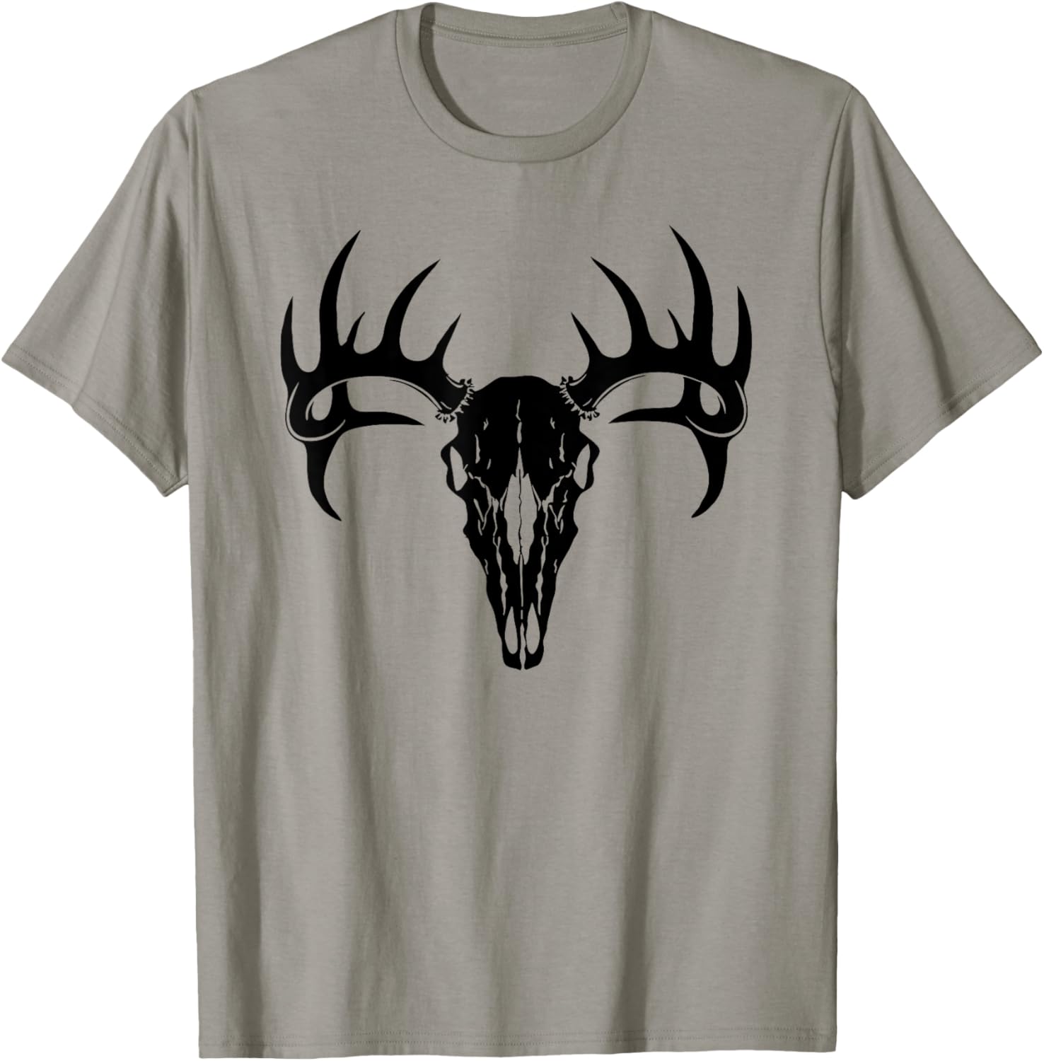 Stylish Deer Antler Deer Skull T-Shirt for Outdoor Enthusiasts - 29