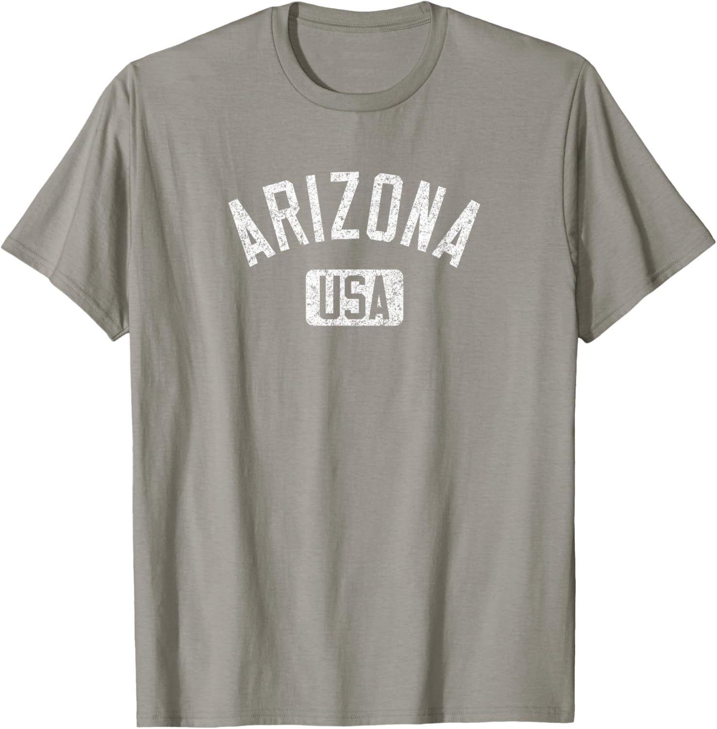 Arizona USA Distressed White Print T-Shirt for Comfortable Casual Style - 19