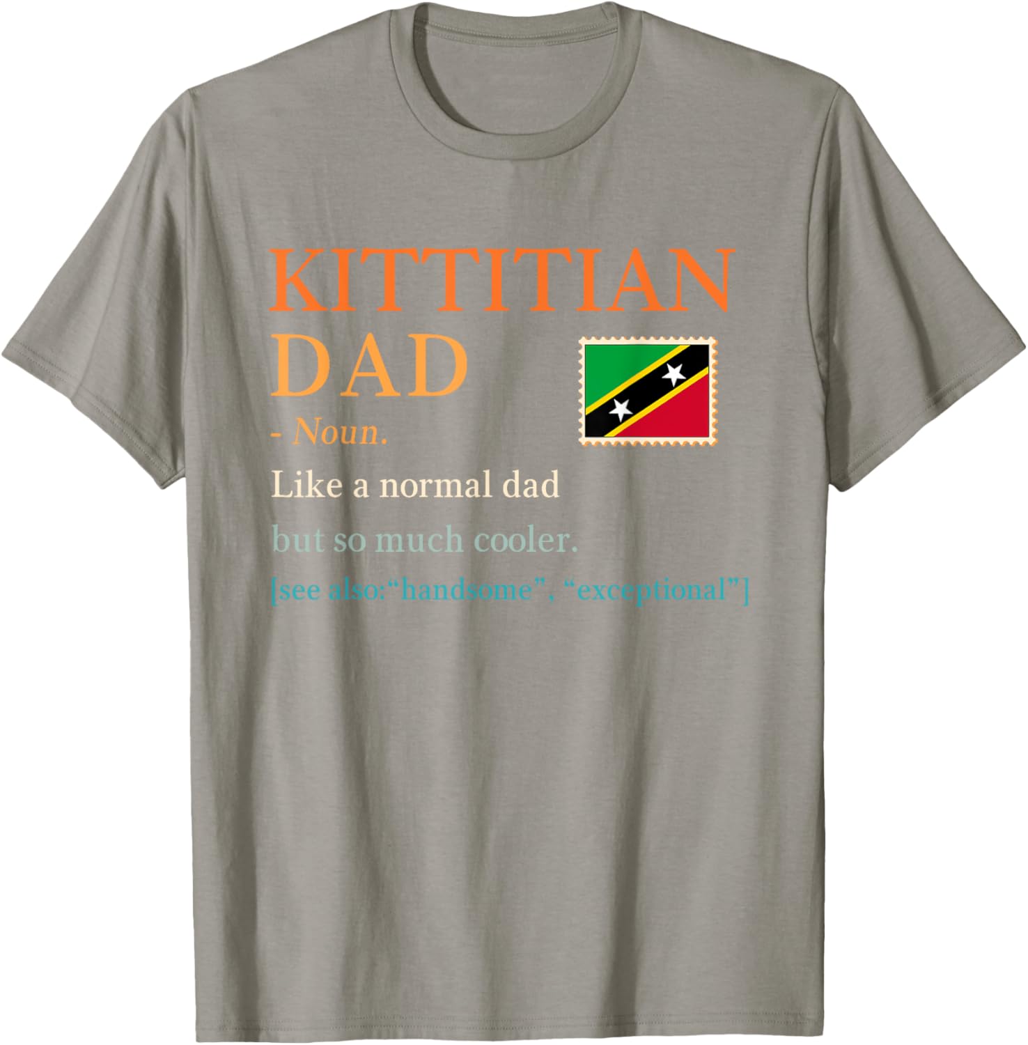 Kittitian Dad Definition T-Shirt for Father's Day in Saint Kitts and Nevis - 6
