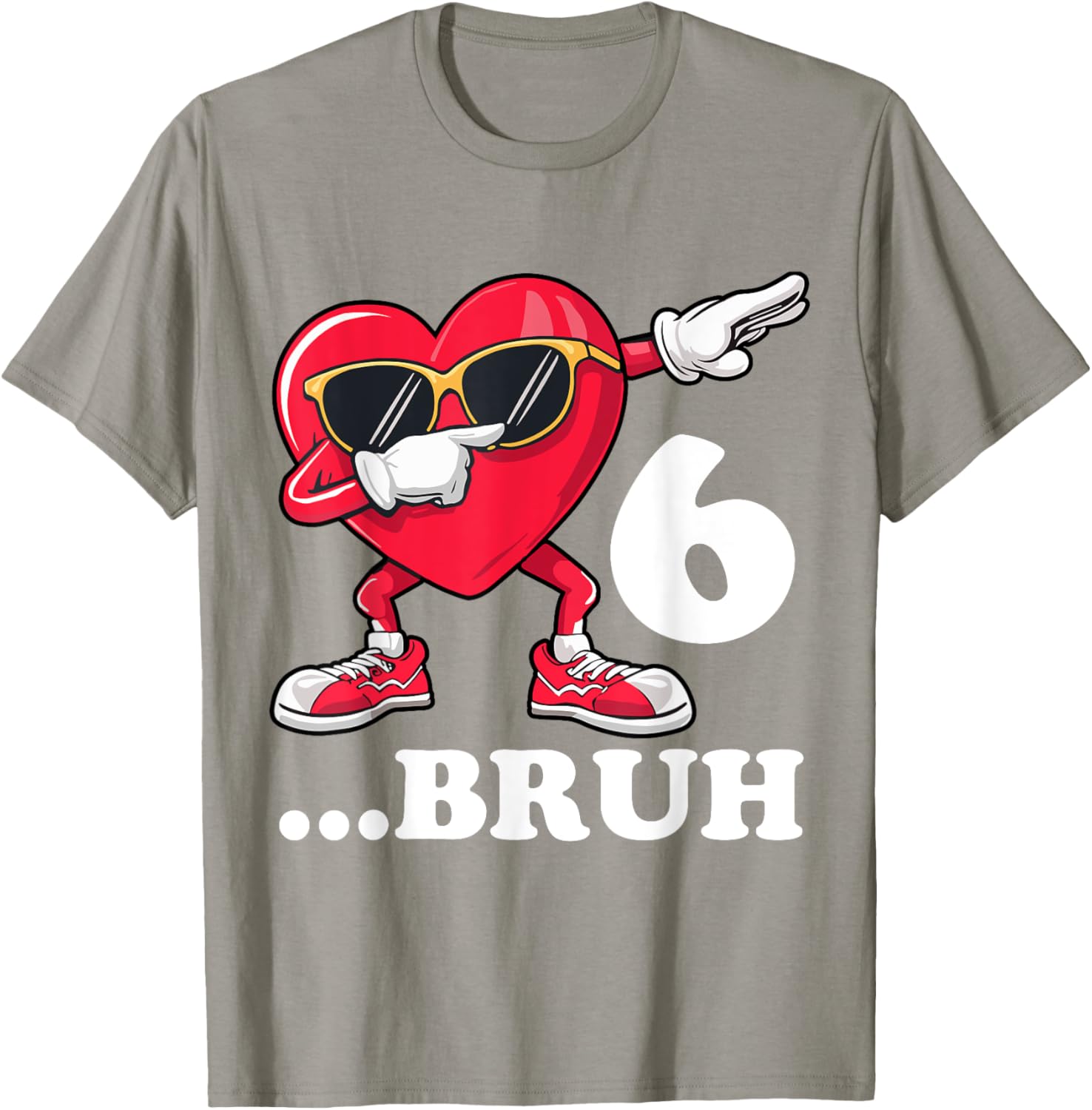 Bruh Dabbing Birthday Boy T-Shirt for 6 Year Old Fun Celebration Gear - 19
