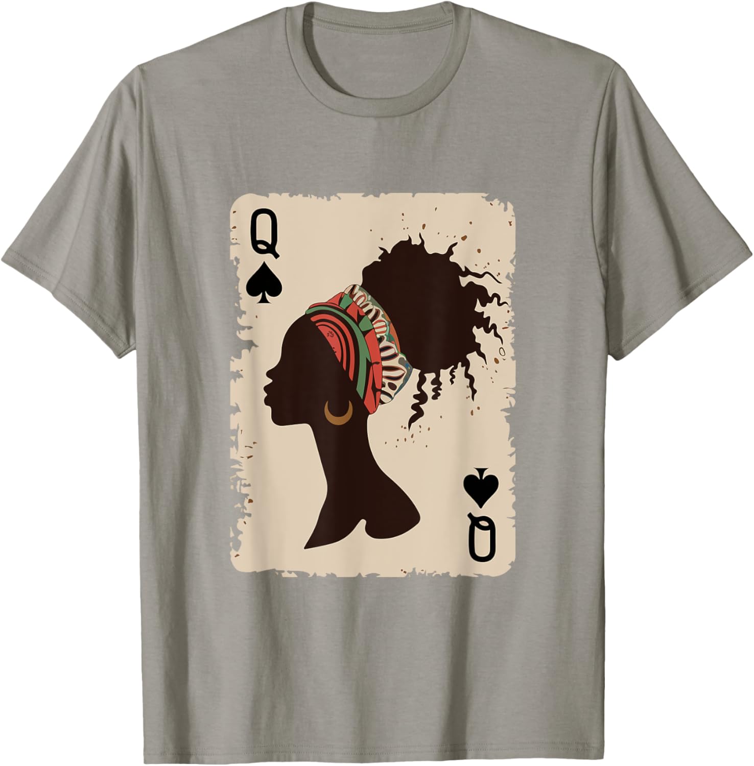 Black Queen Afro T-Shirt Proud Melanin Design for African American Women - 4