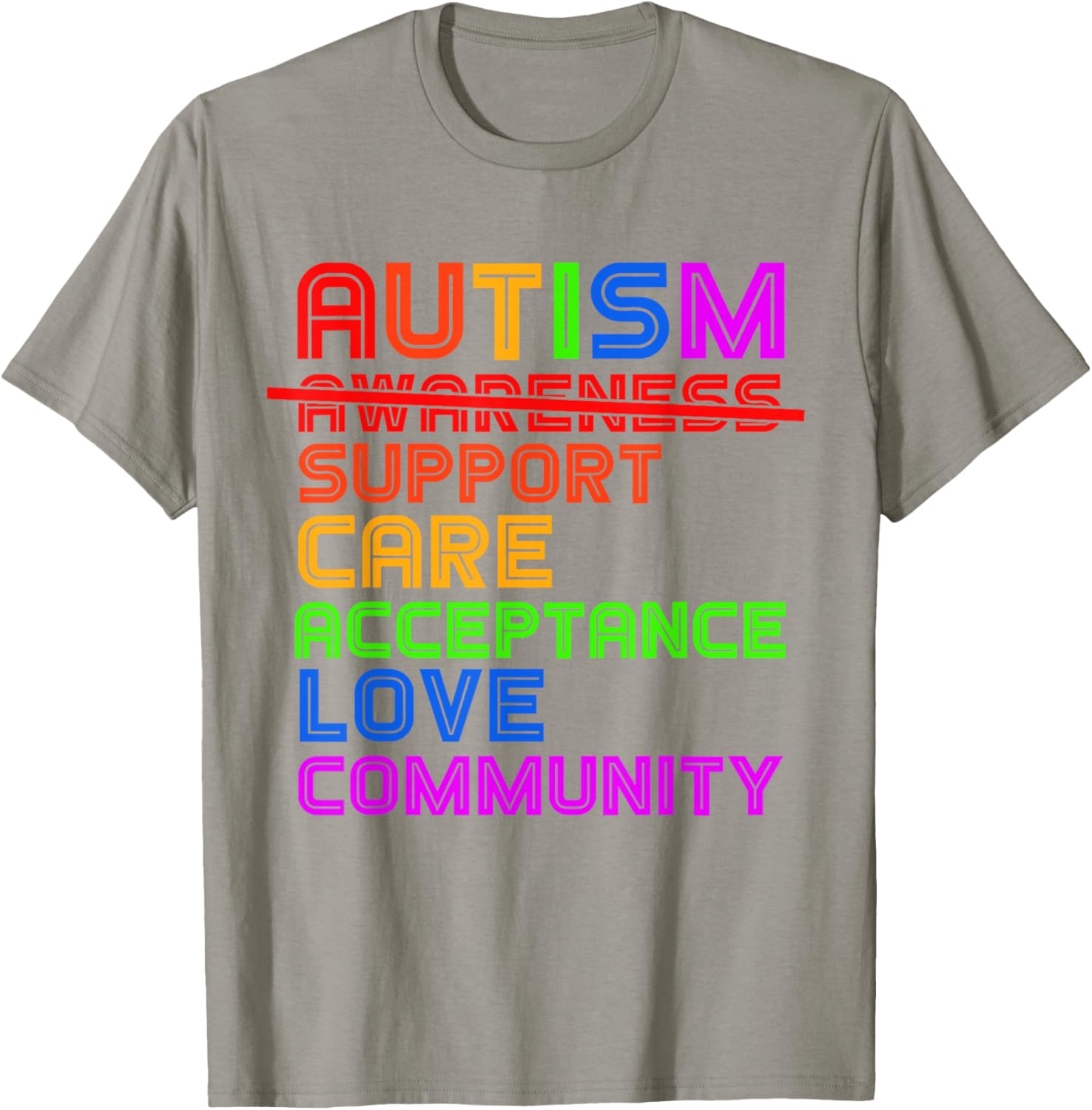 Autism Awareness T-Shirt for Men, Women, and Kids - Support Acceptance - 8