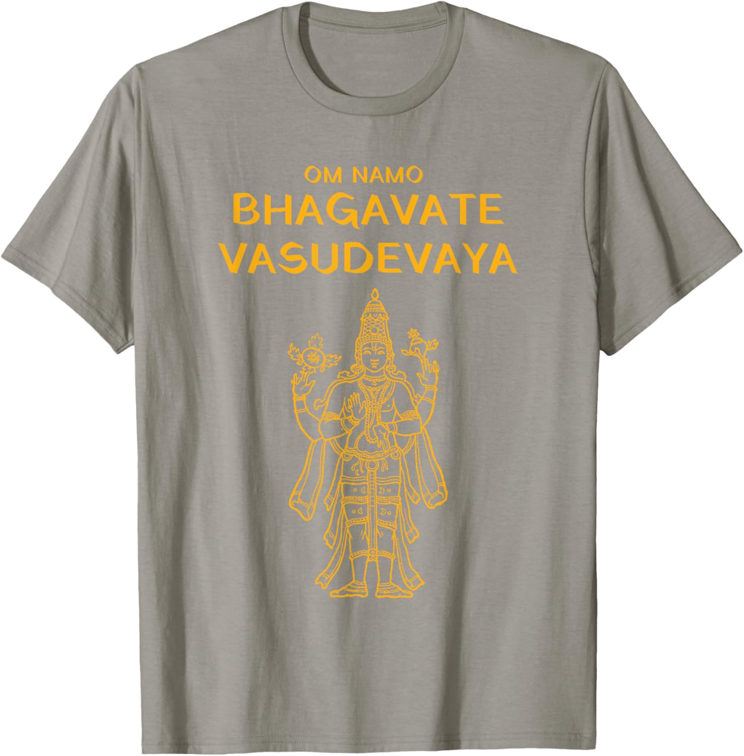 Vishnu Narayana Om Namo Bhagavate Vasudevaya Hindu T-Shirt - 20