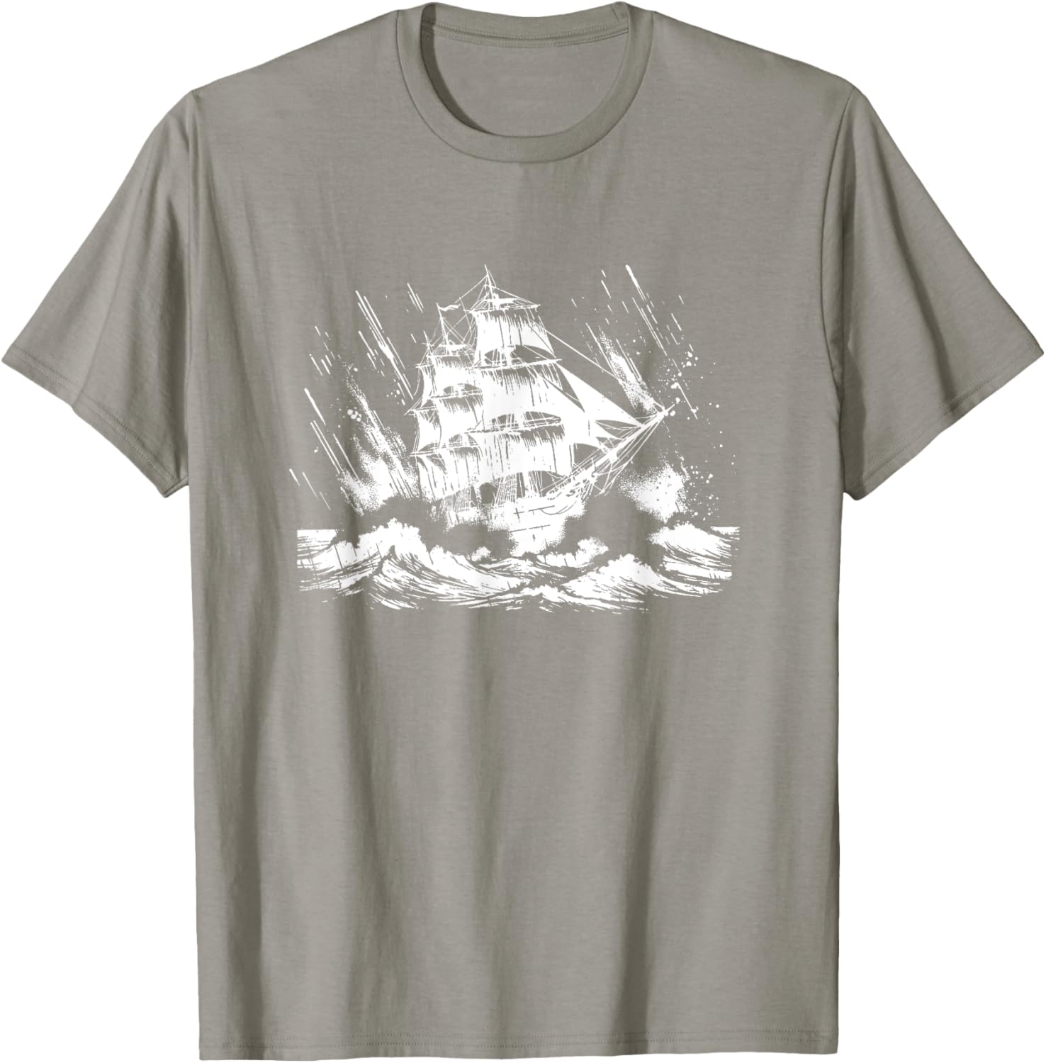 Snirt Three Master Sailing Ship T-Shirt Hoodie for Nautical Lovers - 18
