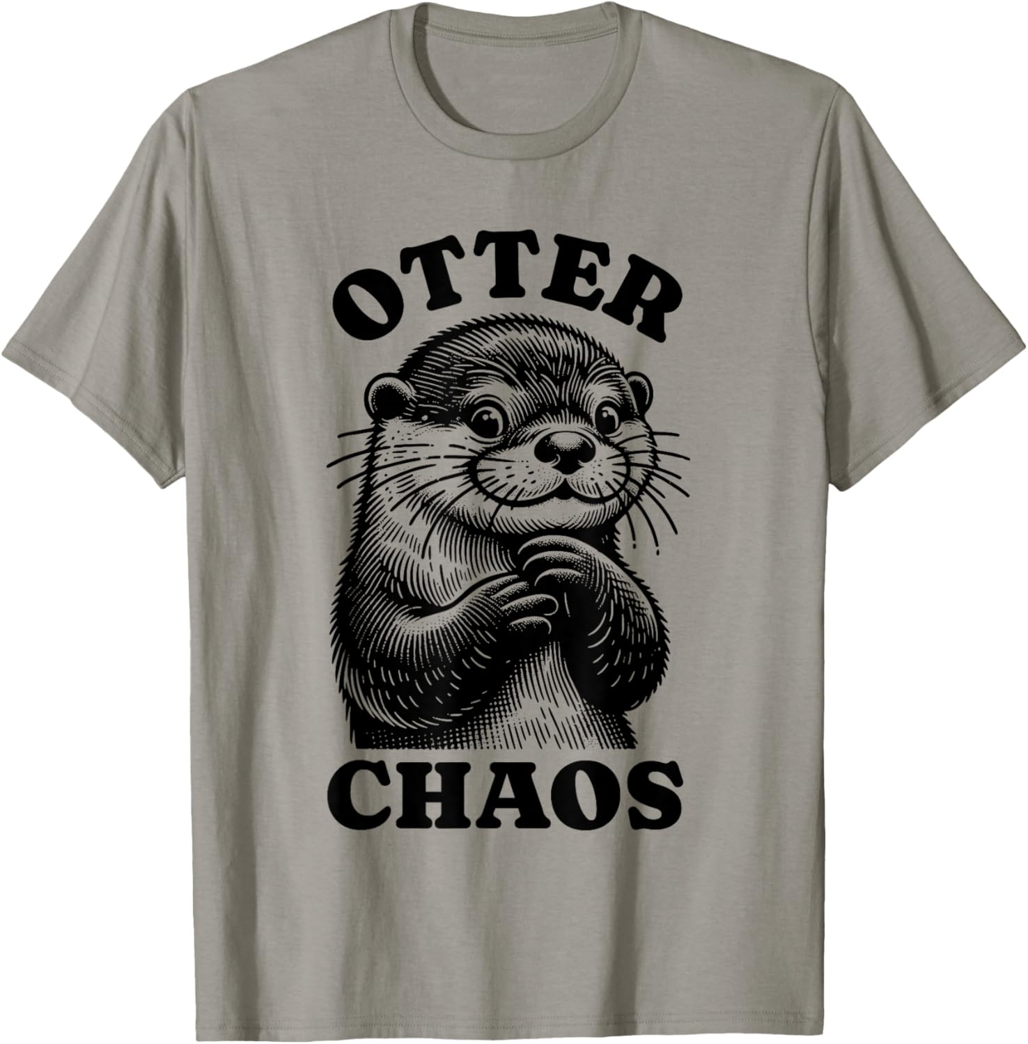 Silly Otter Chaos T-Shirt for Fun-Loving Animal Lovers - 11