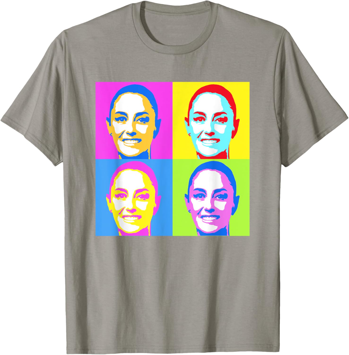 Claudia Sheinbaum Pop Art T-Shirt for Supporters of Mexico's President - 17
