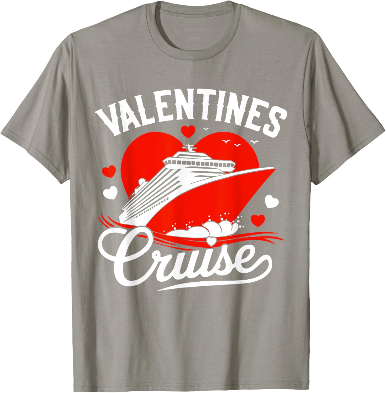 Valentine's Day Cruise Matching Couple T-Shirts for Sweet Vacation Fun - 2