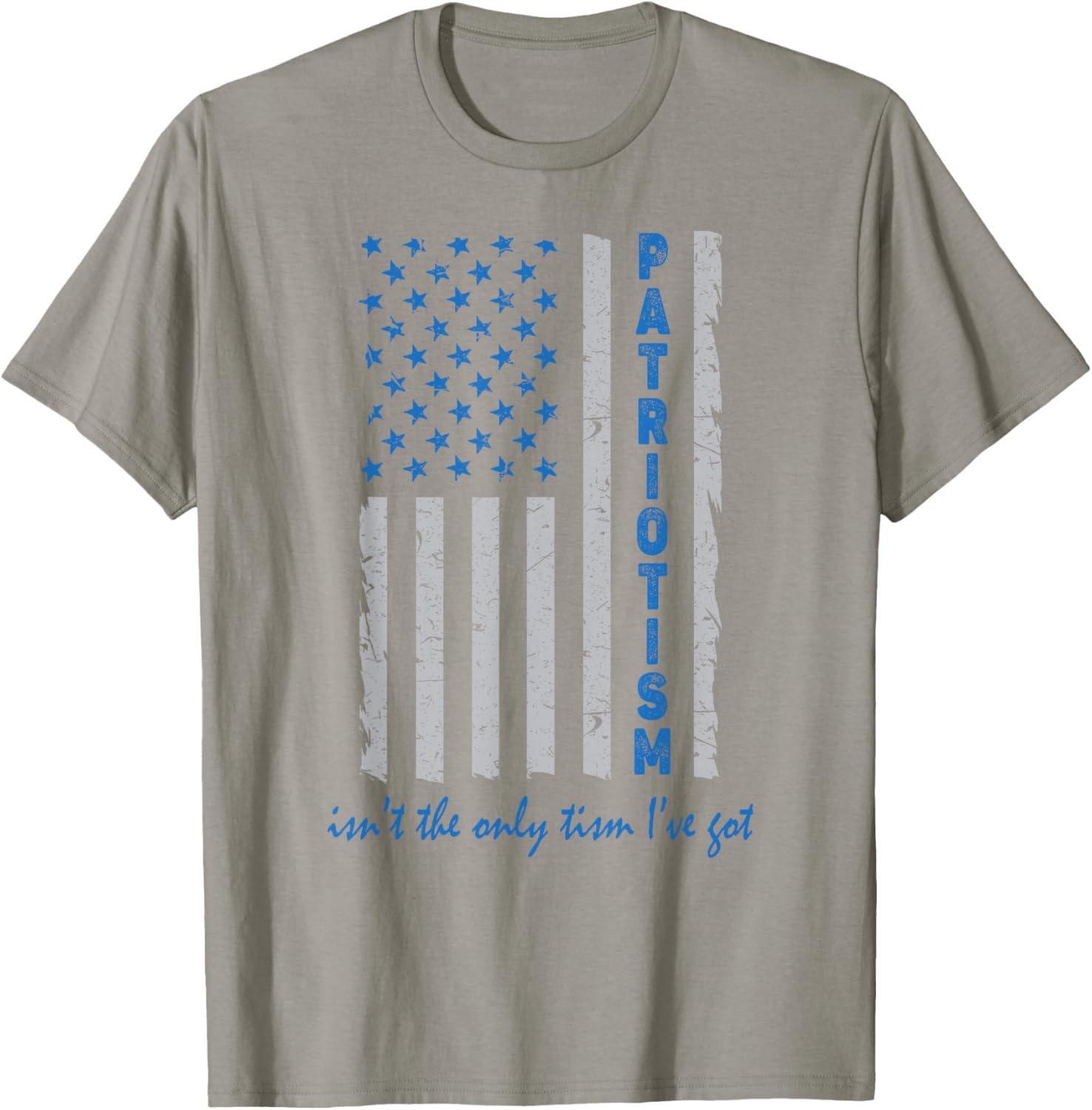 American Flag Autism T-Shirt for Proud Patriots - Unique and Fun Design - 19