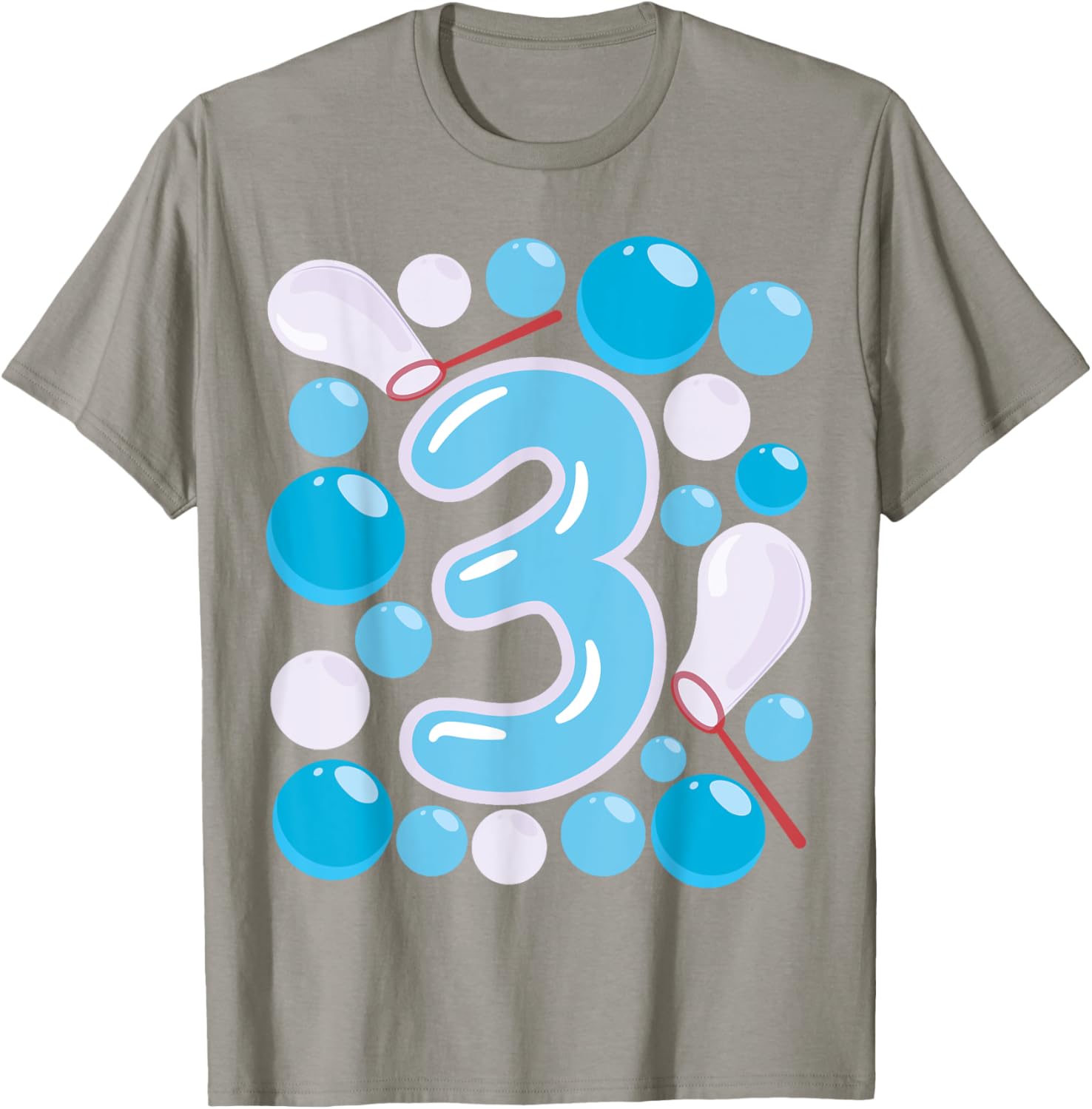 Adorable 3rd Bubble Birthday T-Shirt for Boys - Perfect Party Wear! - 1