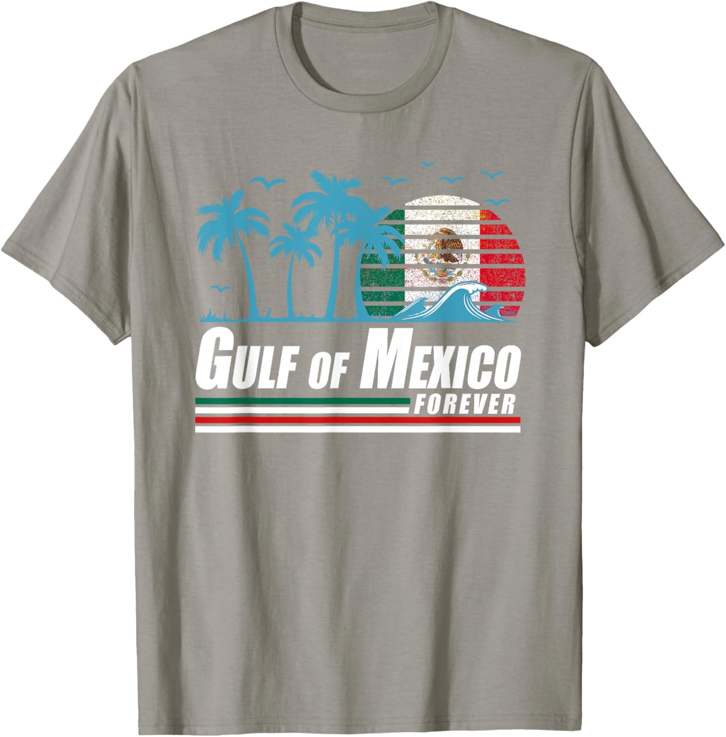 Retro Gulf of Mexico T-Shirt for Coastal Vibes and Vintage Style - 6