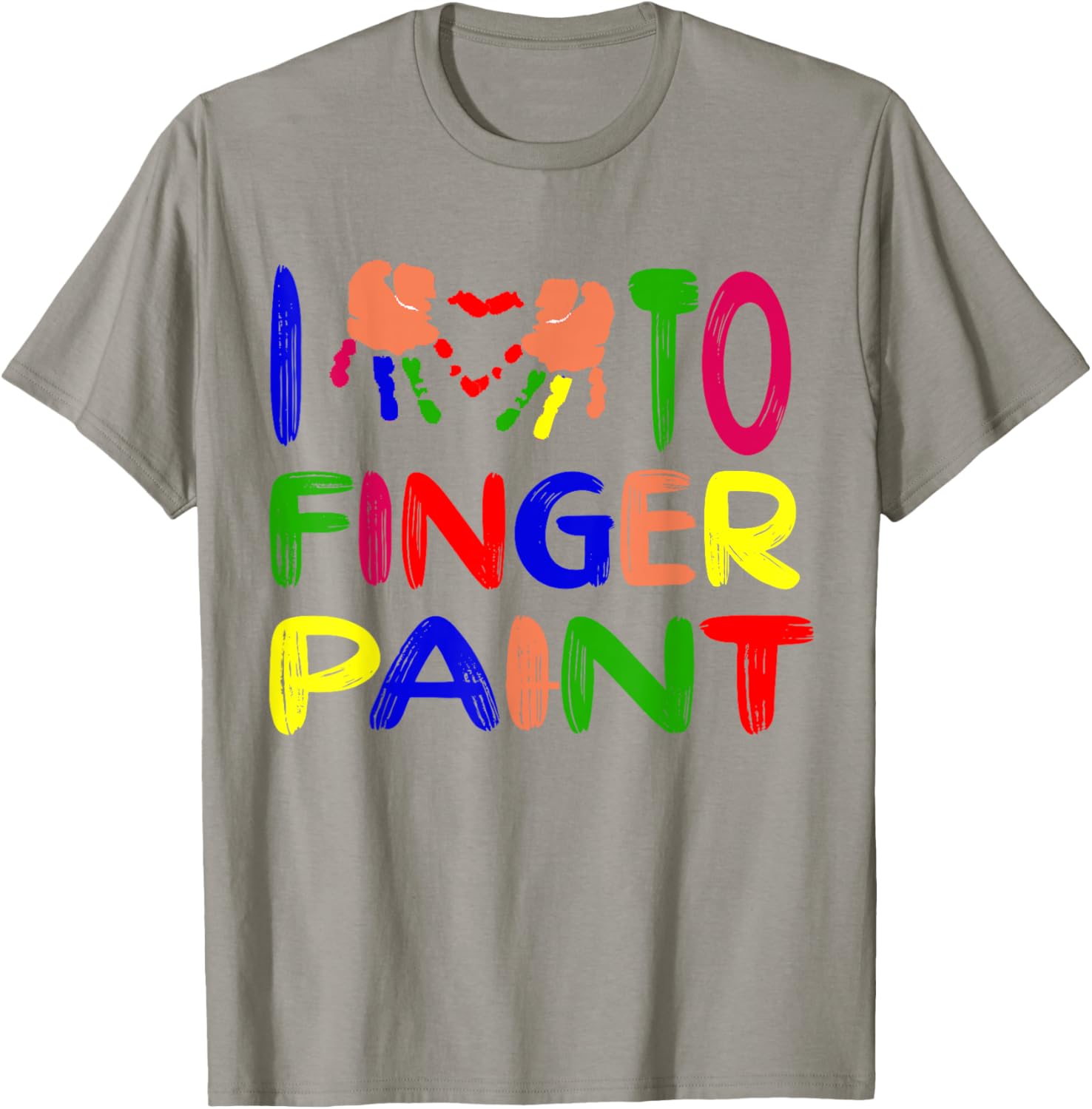 Cute Couple Valentine T-Shirt I Heart Love to Finger Paint Gift - 17