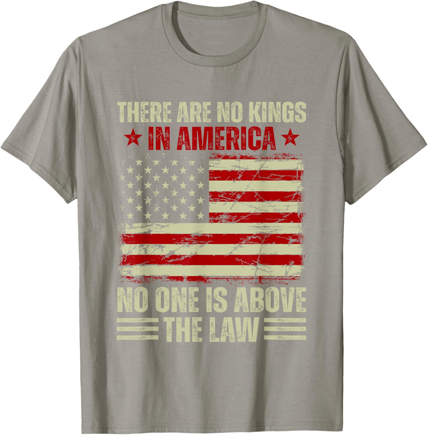 There Are No Kings In America T-Shirt - Stand For Justice and Equality - 1