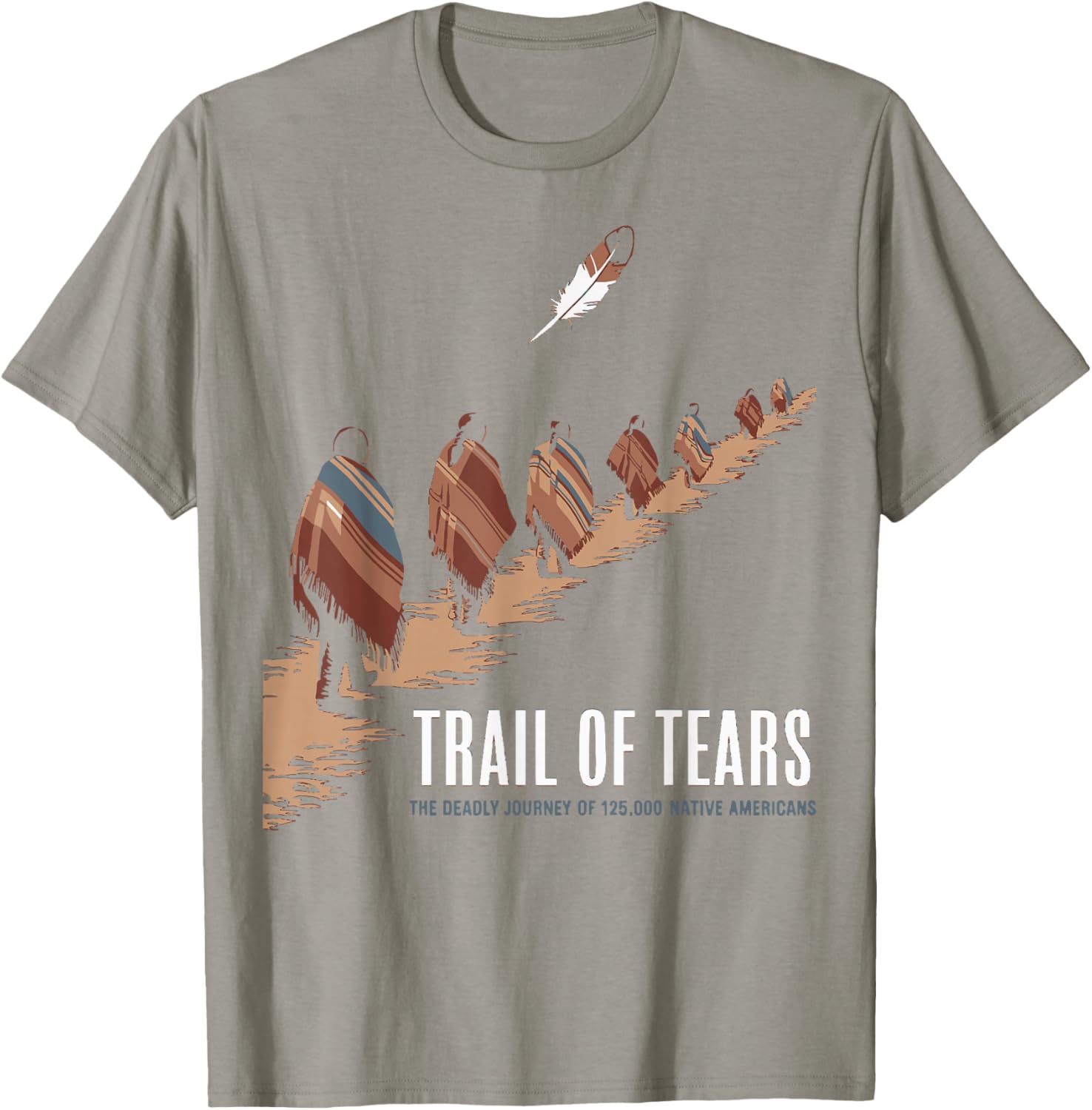 Trail of Tears Native American T-Shirt Commemorative Apparel - 5